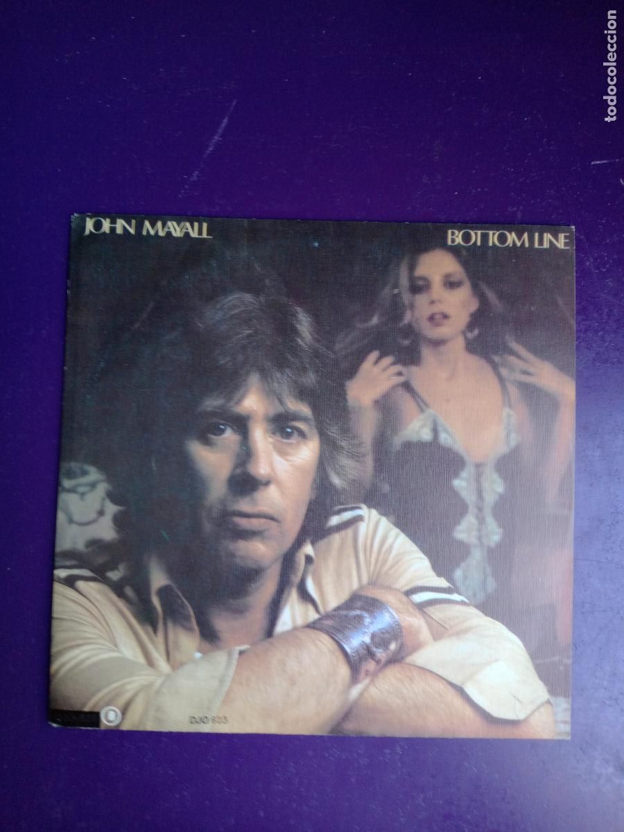 Discos de vinilo: JOHN MAYALL SG ZAFIRO 1979 - BOTTOM LINE +1 BLUES ROCK - SIN APENAS USO