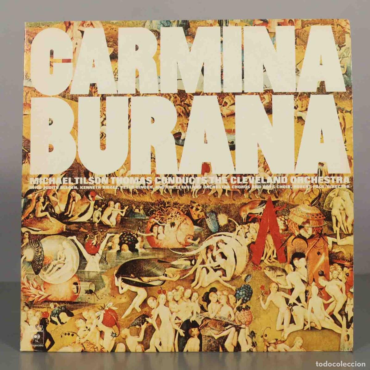 Discos de vinilo: LP. Carl Orff: Carmina Burana - The Cleveland Orchestra, Michael Tilson Thomas, Judith Blegen, Kenn