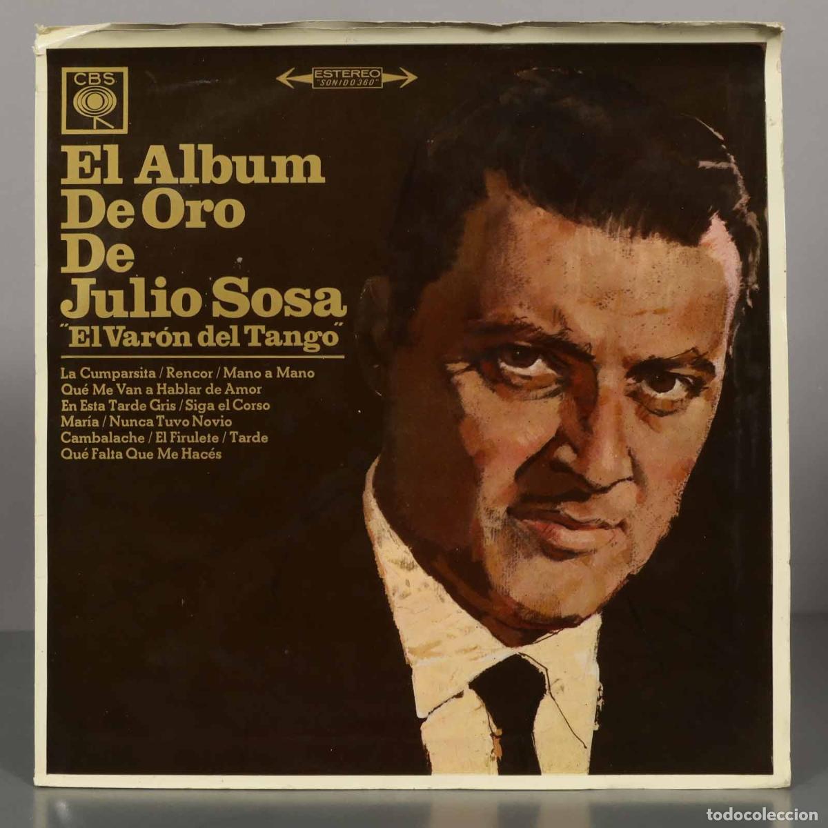 Discos de vinilo: LP. El Album De Oro De Julio Sosa - El Var&oacute;n Del Tango - Leopoldo Federico
