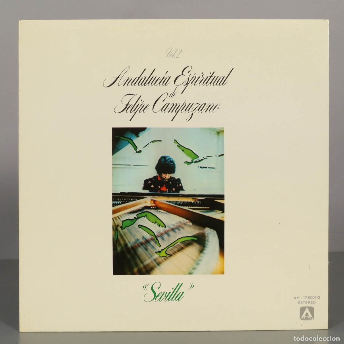 Discos de vinilo: LP. Andaluc&iacute;a Espiritual - Sevilla - Felipe Campuzano