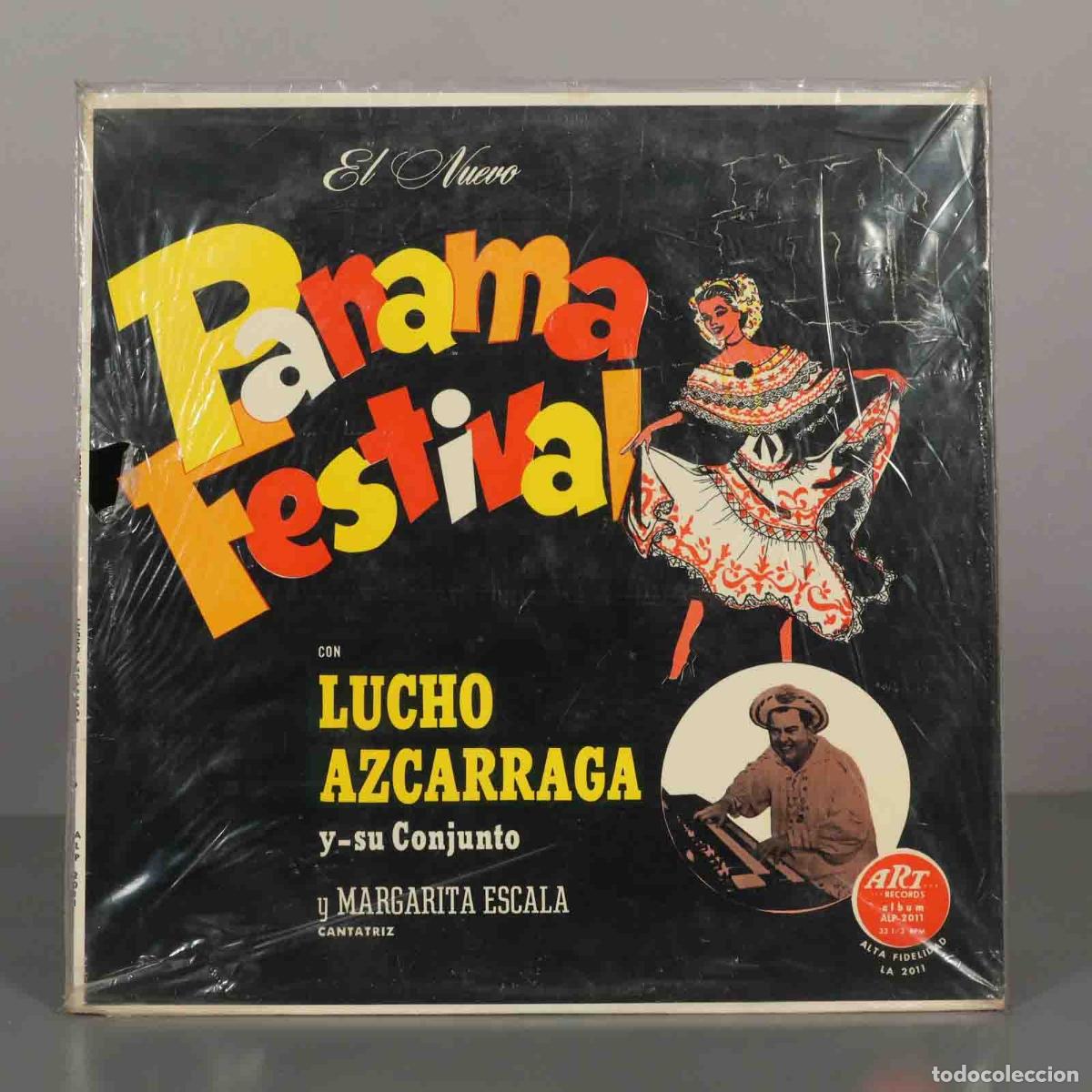 Discos de vinilo: LP. El Nuevo Panama Festival - Lucho Azcarraga y su Conjunto, Margarita Escala PRECINTADO