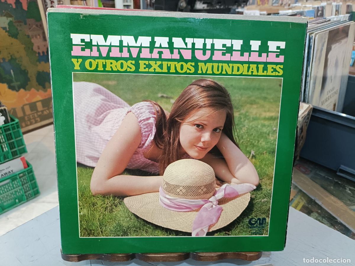 Discos de vinilo: Emmanuelle y Otros &Eacute;xitos Mundiales - LP. sello Gramusic 1975