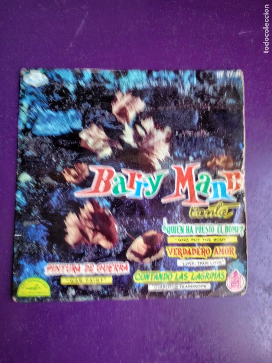 Discos de vinilo: Barry Mann &lrm;&ndash; Quien Ha Puesto El Bomp? +3 EP hispavox 1961 - POP 60'S - BASTANTE USO