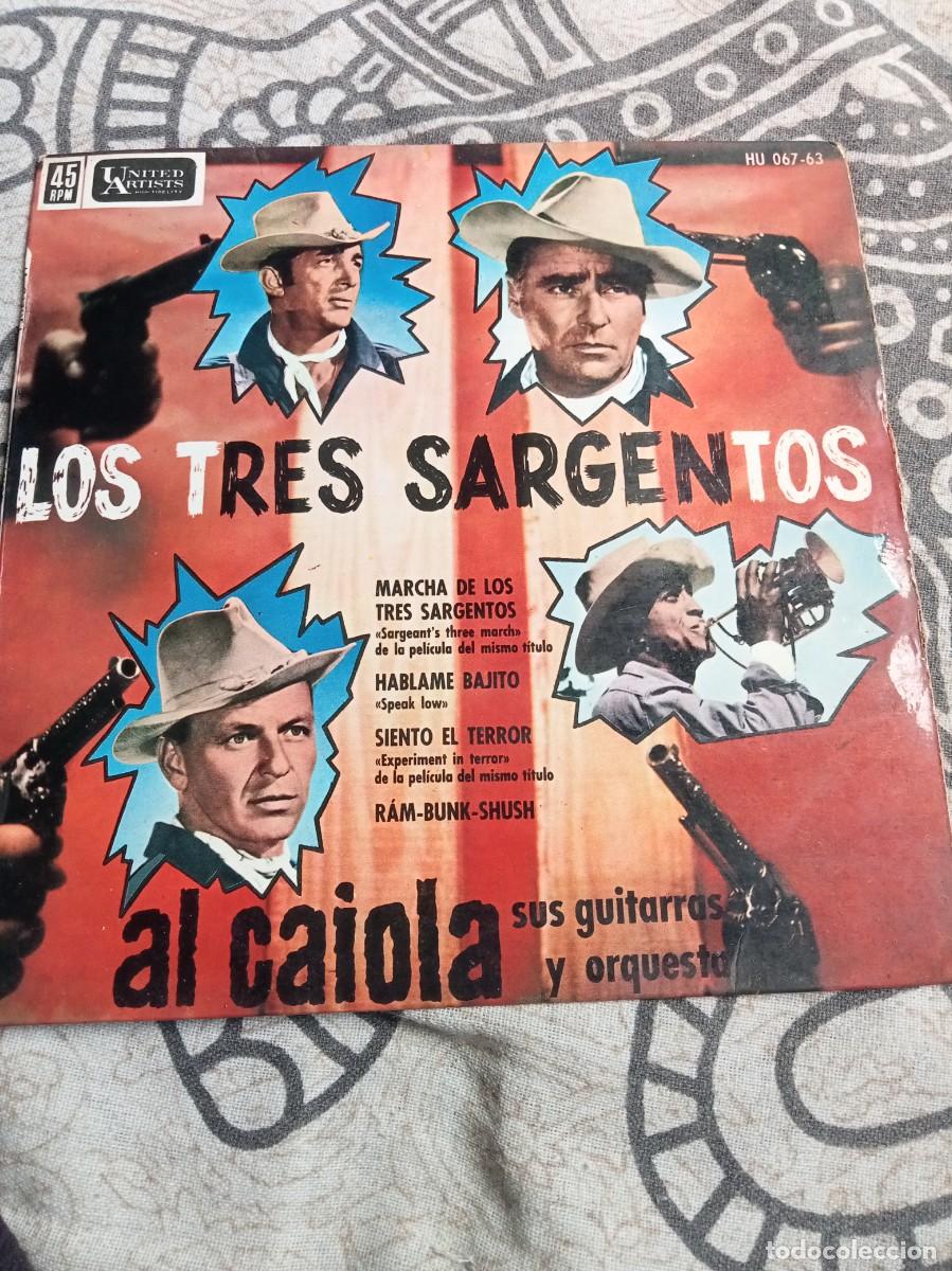 Discos de vinilo: disco vinilo al caiola los tres sargentos