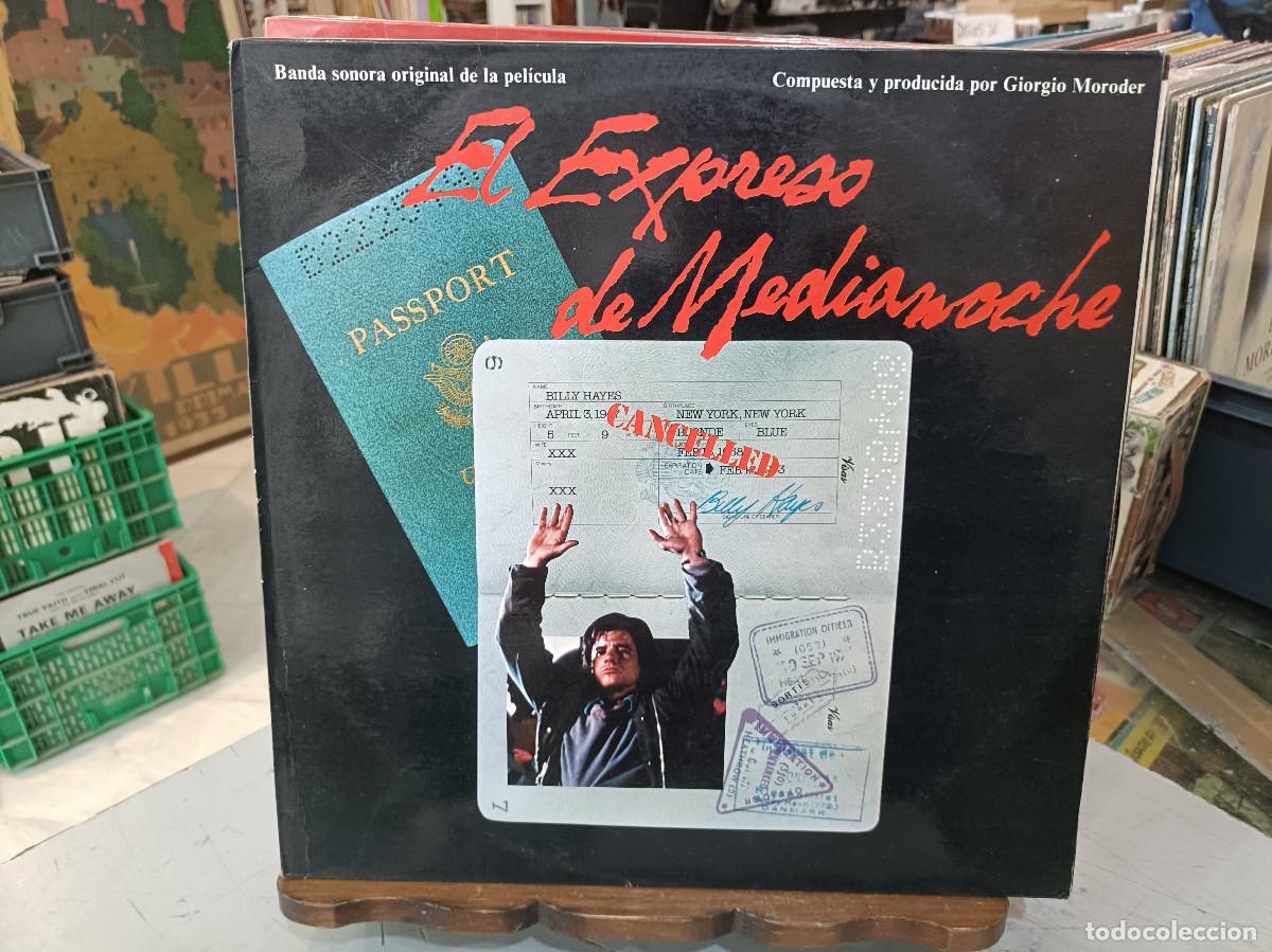 Discos de vinilo: El Expreso de Media Noche - Banda Sonora Original de la Pel&iacute;cula, Giorgio Moro Moroder - LP. 1979