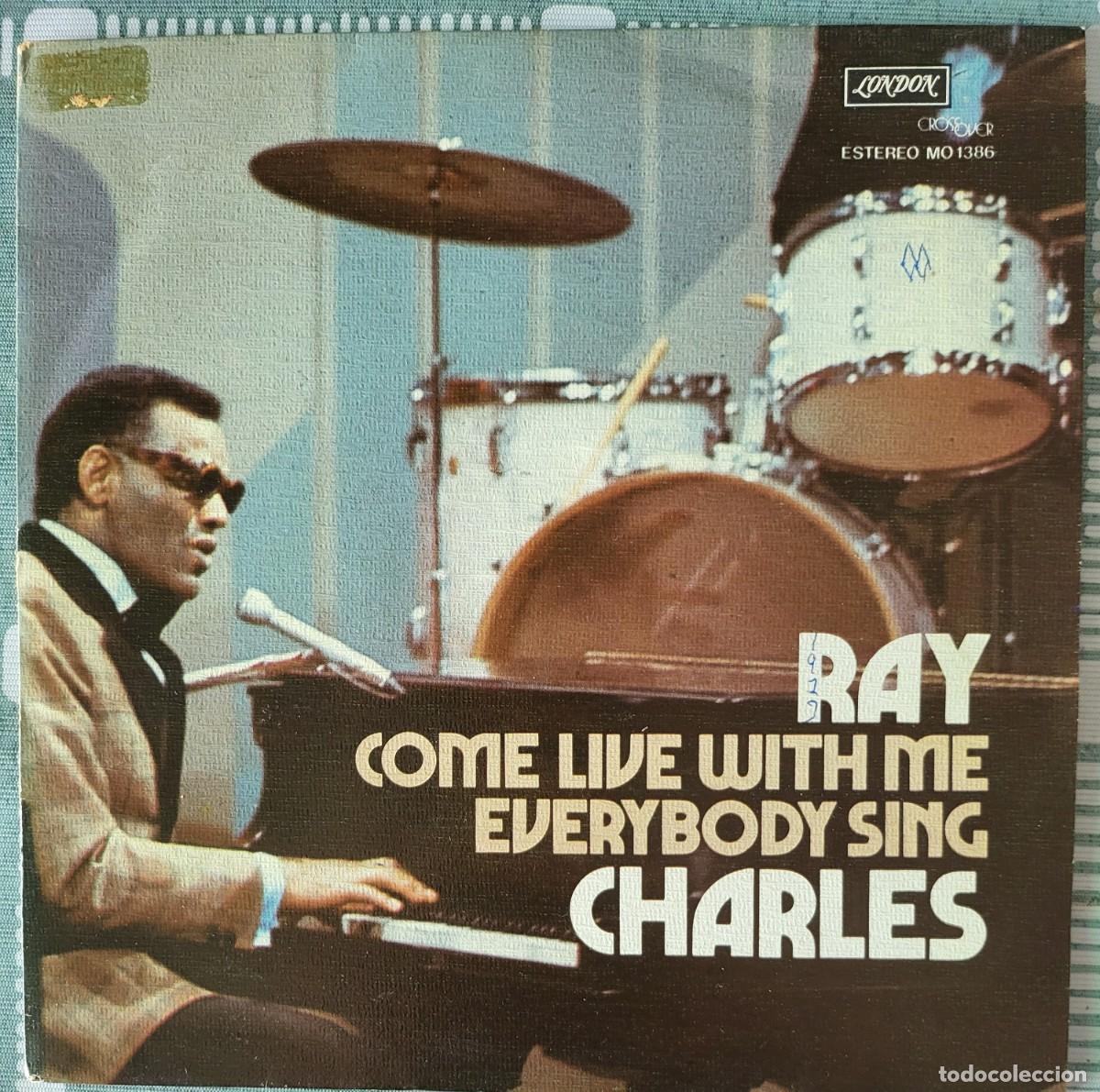 Discos de vinilo: Ray Charles single sello London editado en Espa&ntilde;a a&ntilde;o 1973...promocional.