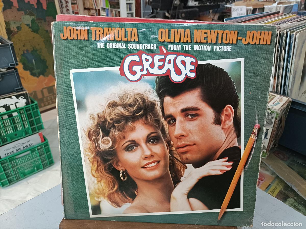 Discos de vinilo: Grease - The Original Soundtrack From The Motion Picture - Doble LP. sello Polydor 1978