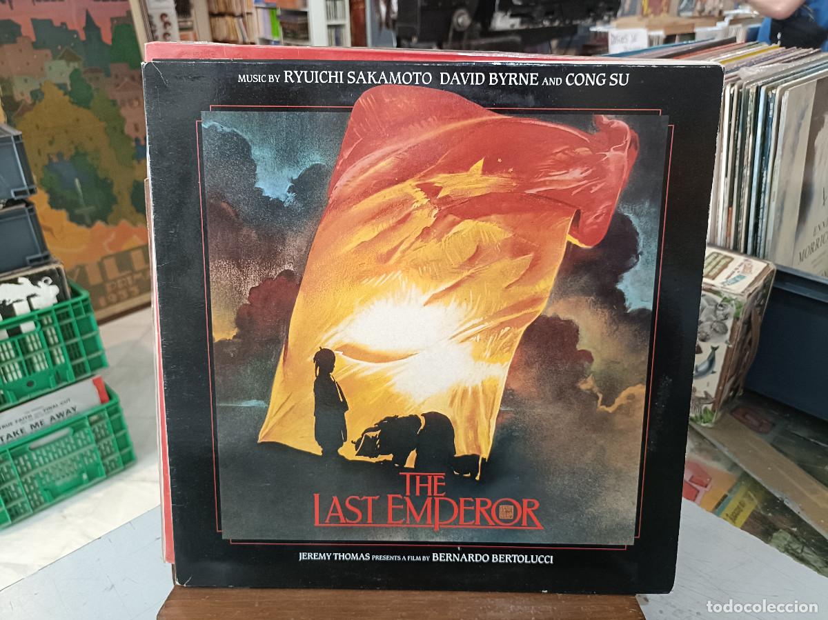 Discos de vinilo: The Last Emperor - Music By Ryuichi Sakamoto, David Byrne and Cong Su - LP. Virgin 1987