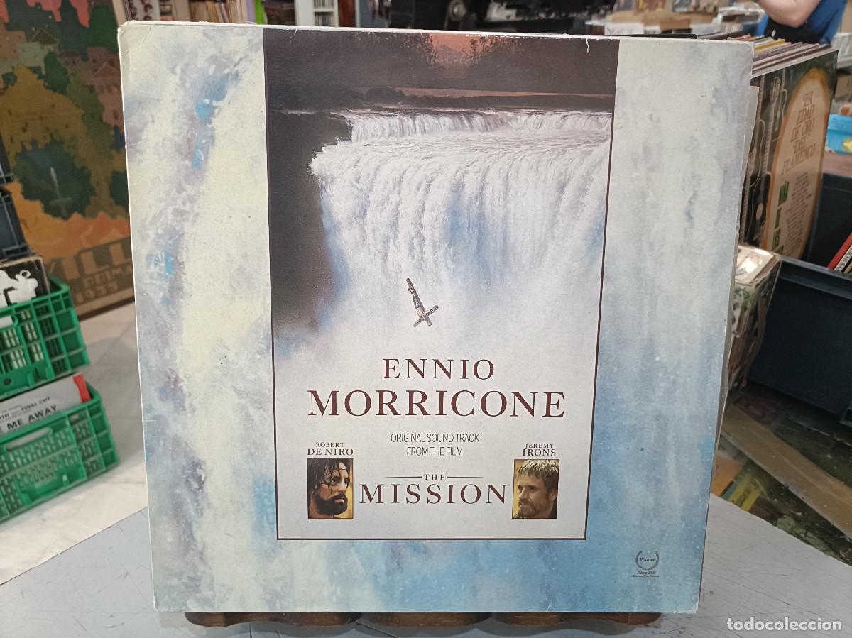 Discos de vinilo: The Mission - Ennio Morricone - LP. sello Virgin 1986