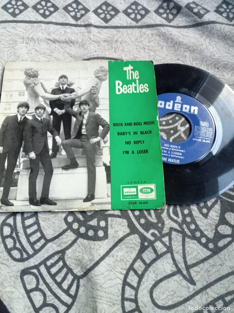 Discos de vinilo: The Beatles ep rock and roll music