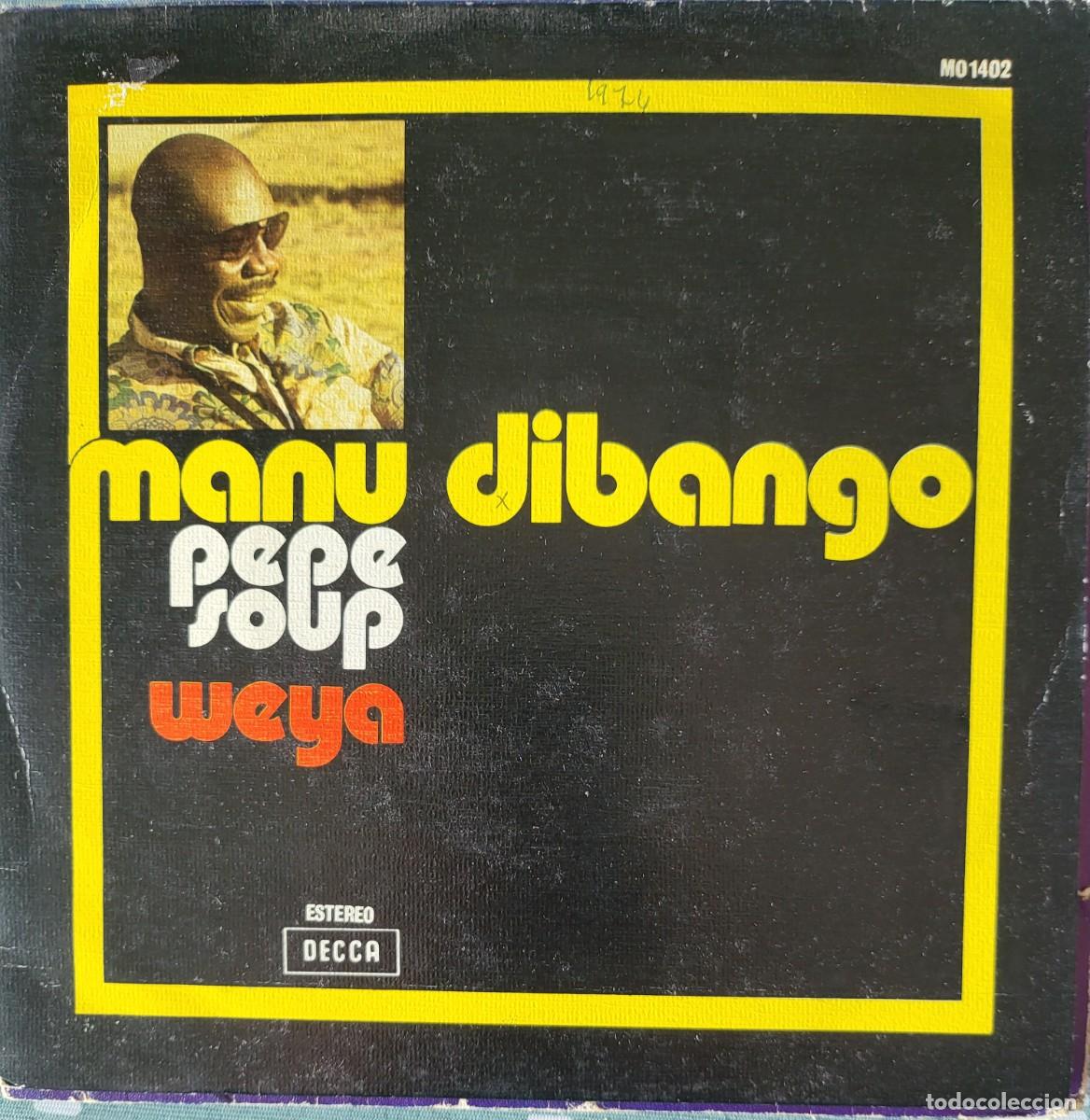 Discos de vinilo: Manuel Dibango single sello Decca editado en Espa&ntilde;a a&ntilde;o 1974 promocional...