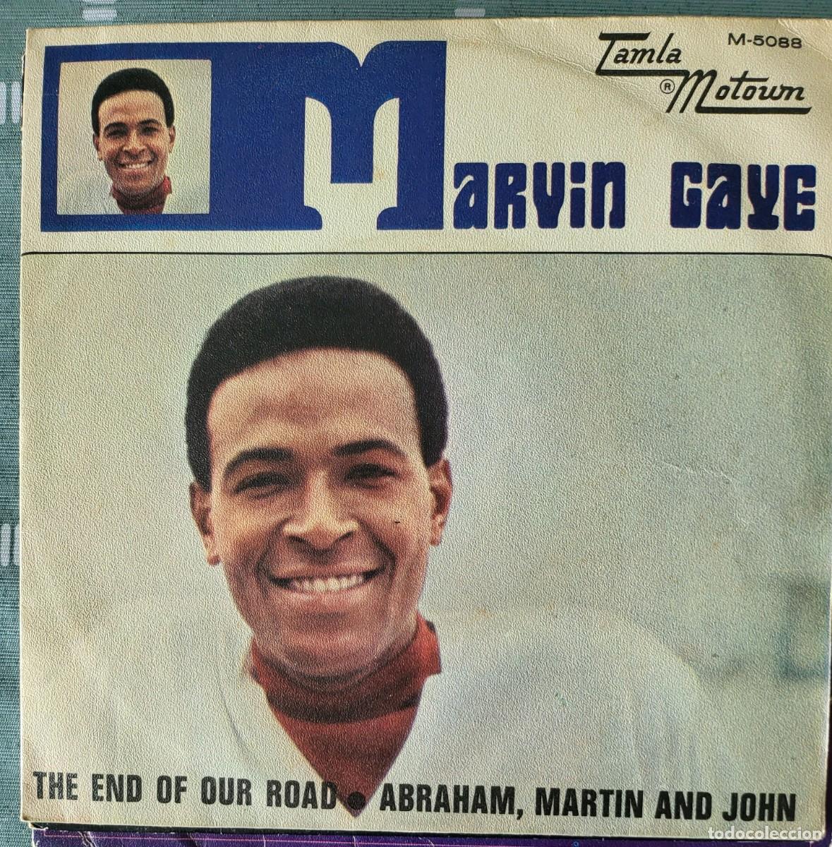 Discos de vinilo: Marvin Gaye single sello Tamla-Motown editado en Espa&ntilde;a a&ntilde;o 1970...