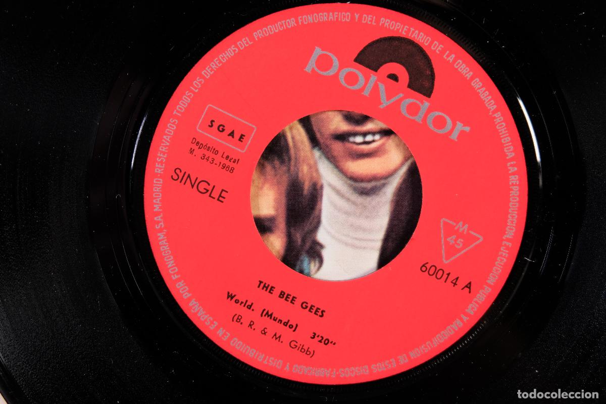 Discos de vinilo: DISCO VINILO SINGLE - THE BEE GEES, WORLD HOLIDAY - Foto 5