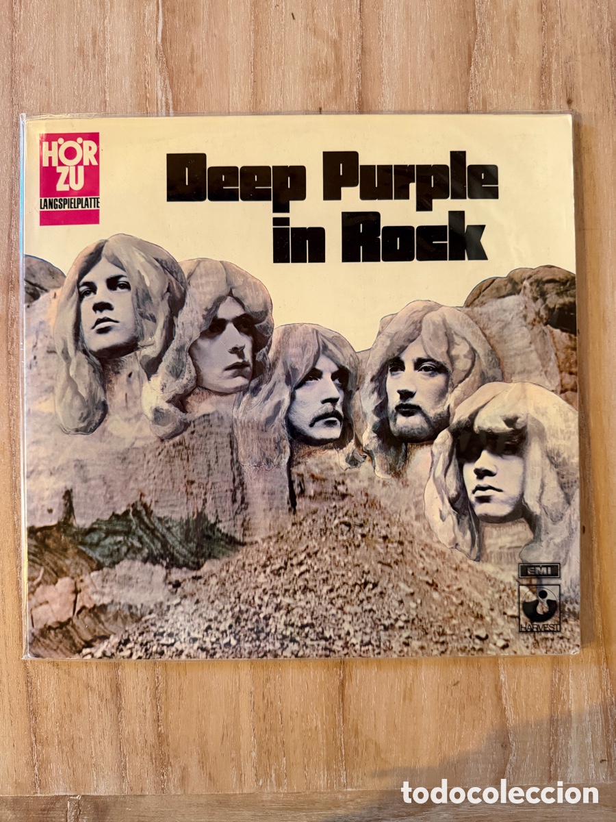 Discos de vinilo: Deep Purple &ndash; In Rock LP | 1&ordf; Edici&oacute;n Alemana SHZE 288 H&ouml;rZu Harvest