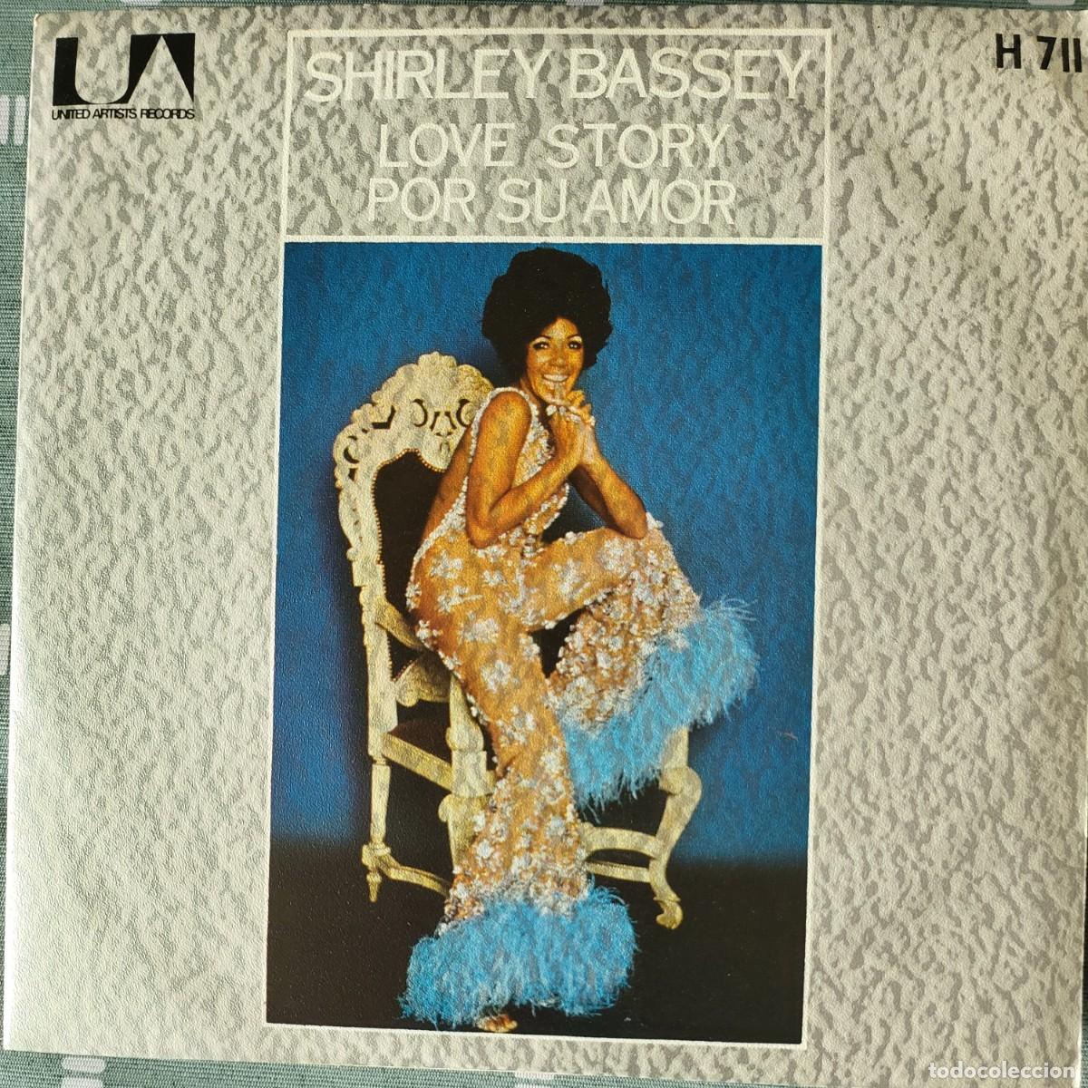 Discos de vinilo: Shirley Bassey single sello United Artists editado en Espa&ntilde;a a&ntilde;o 1971...