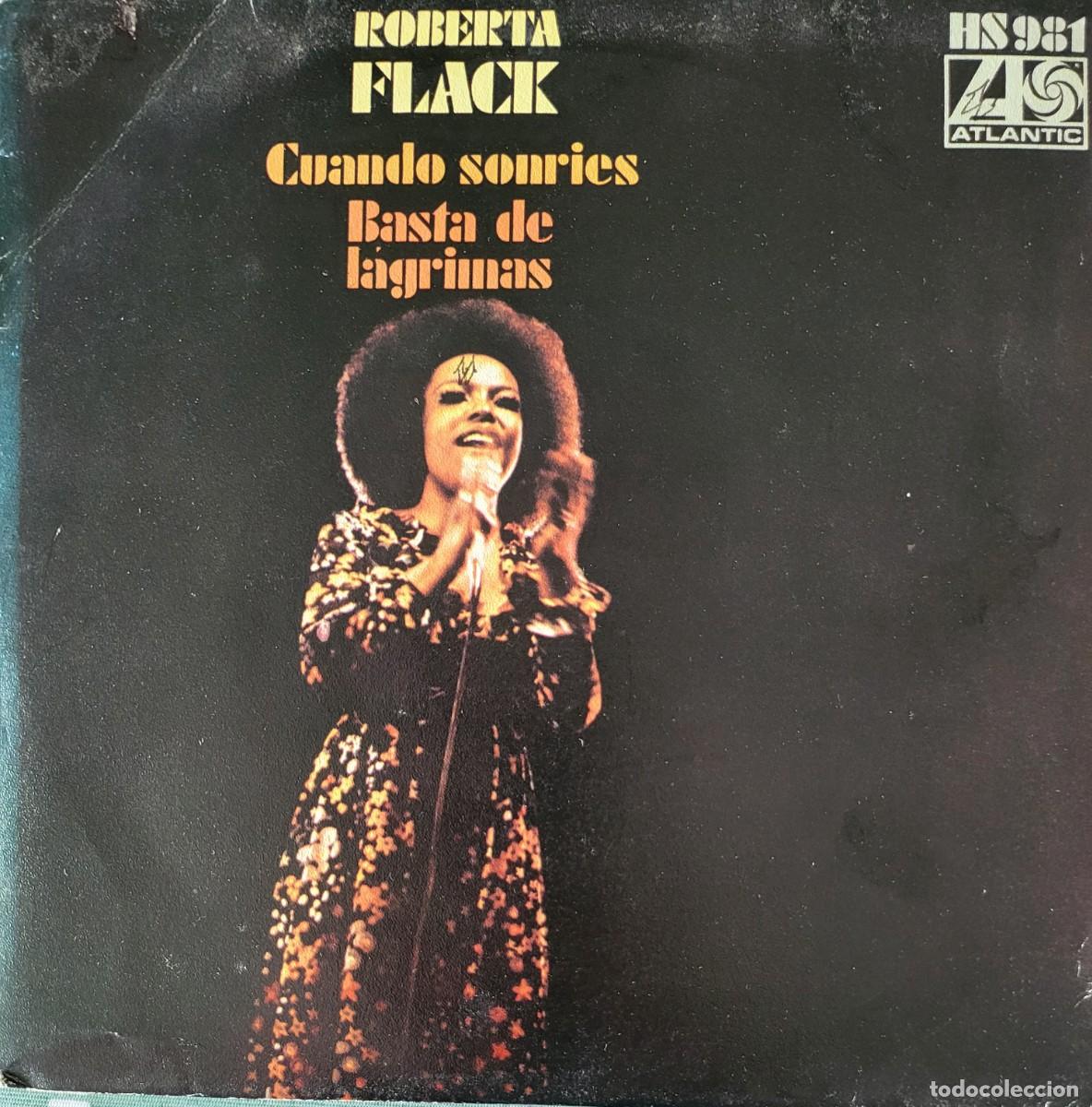 Discos de vinilo: Roberta Flack single sello Atlantic editado en Espa&ntilde;a a&ntilde;o 1973... - Foto 1
