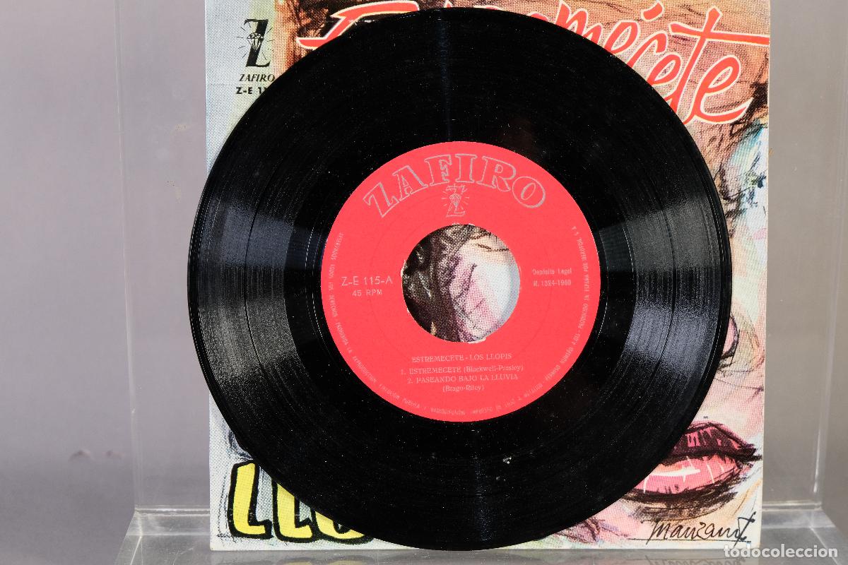 Discos de vinilo: DISCO VINILO EP- LOS LLOPIS &ndash; ESTREM&Eacute;CETE - Foto 3