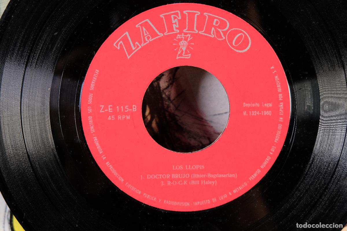 Discos de vinilo: DISCO VINILO EP- LOS LLOPIS &ndash; ESTREM&Eacute;CETE - Foto 5