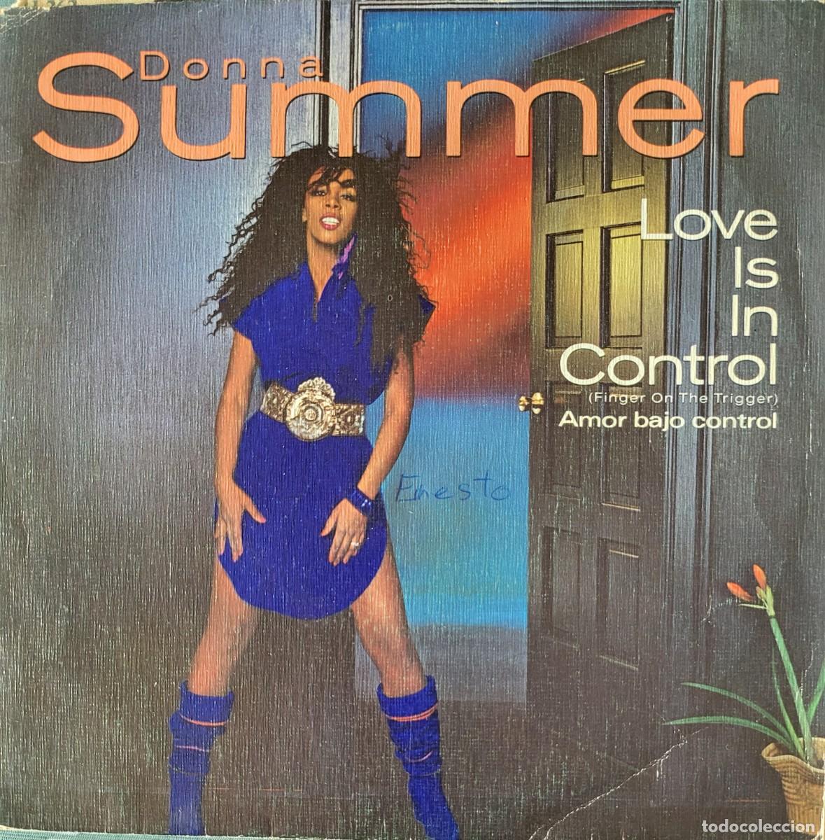 Discos de vinilo: Donna Summer single sello WB editado en Espa&ntilde;a a&ntilde;o 1982...