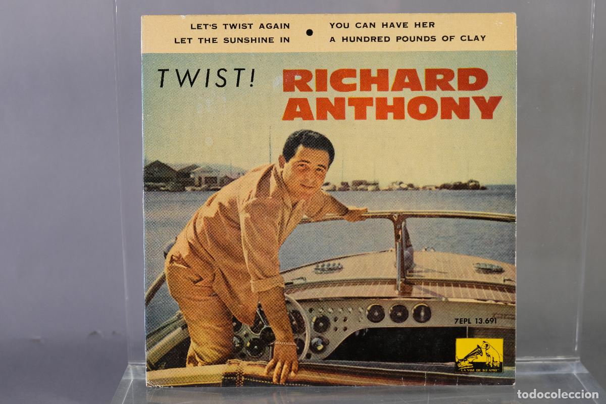 Discos de vinilo: DISCO VINILO EP - RICHARD ANTHONY &ndash; TWIST! - Foto 1