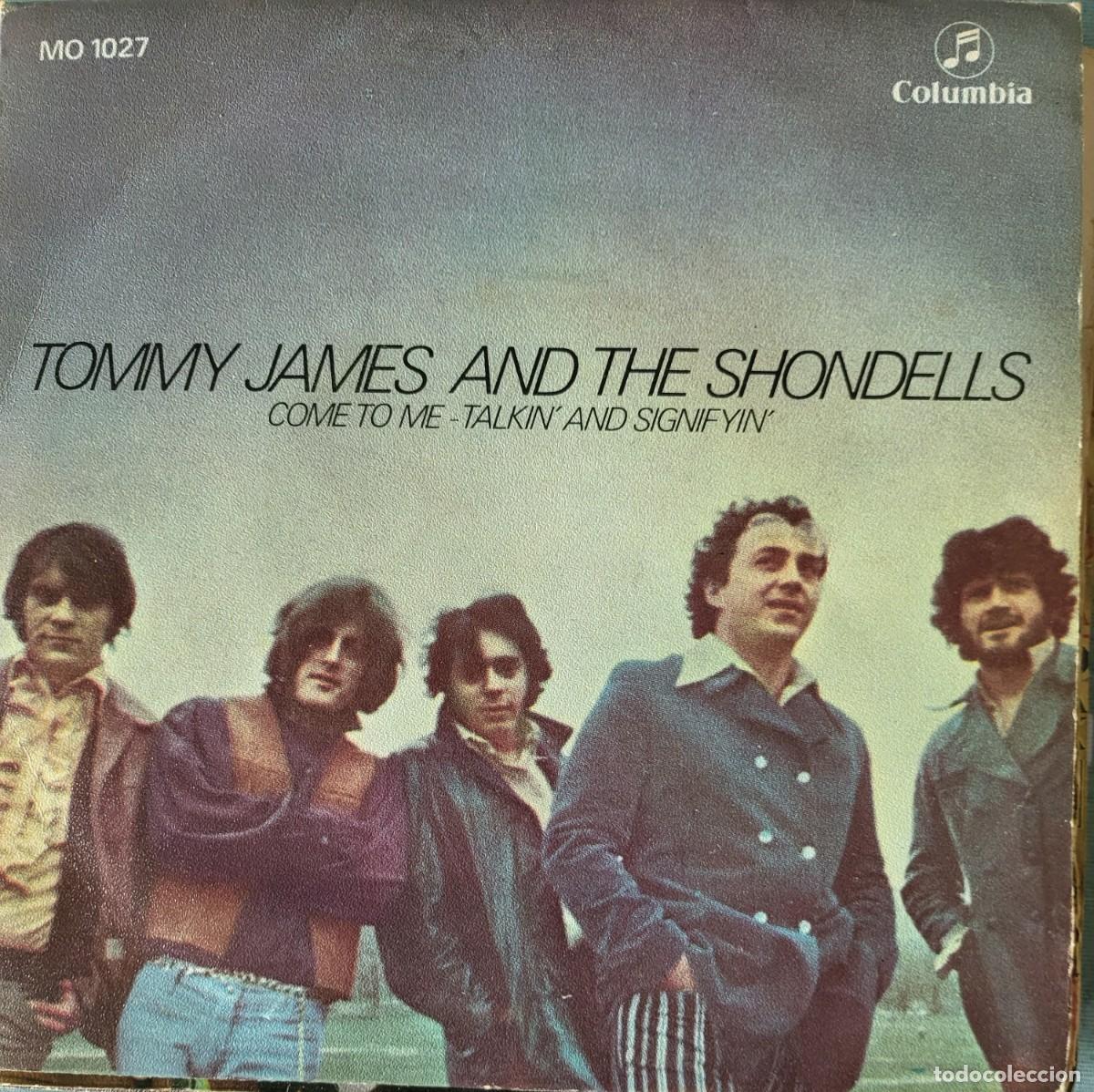 Discos de vinilo: Tommy James and the Sondells single sello Columbia editado en Espa&ntilde;a a&ntilde;o 1970...