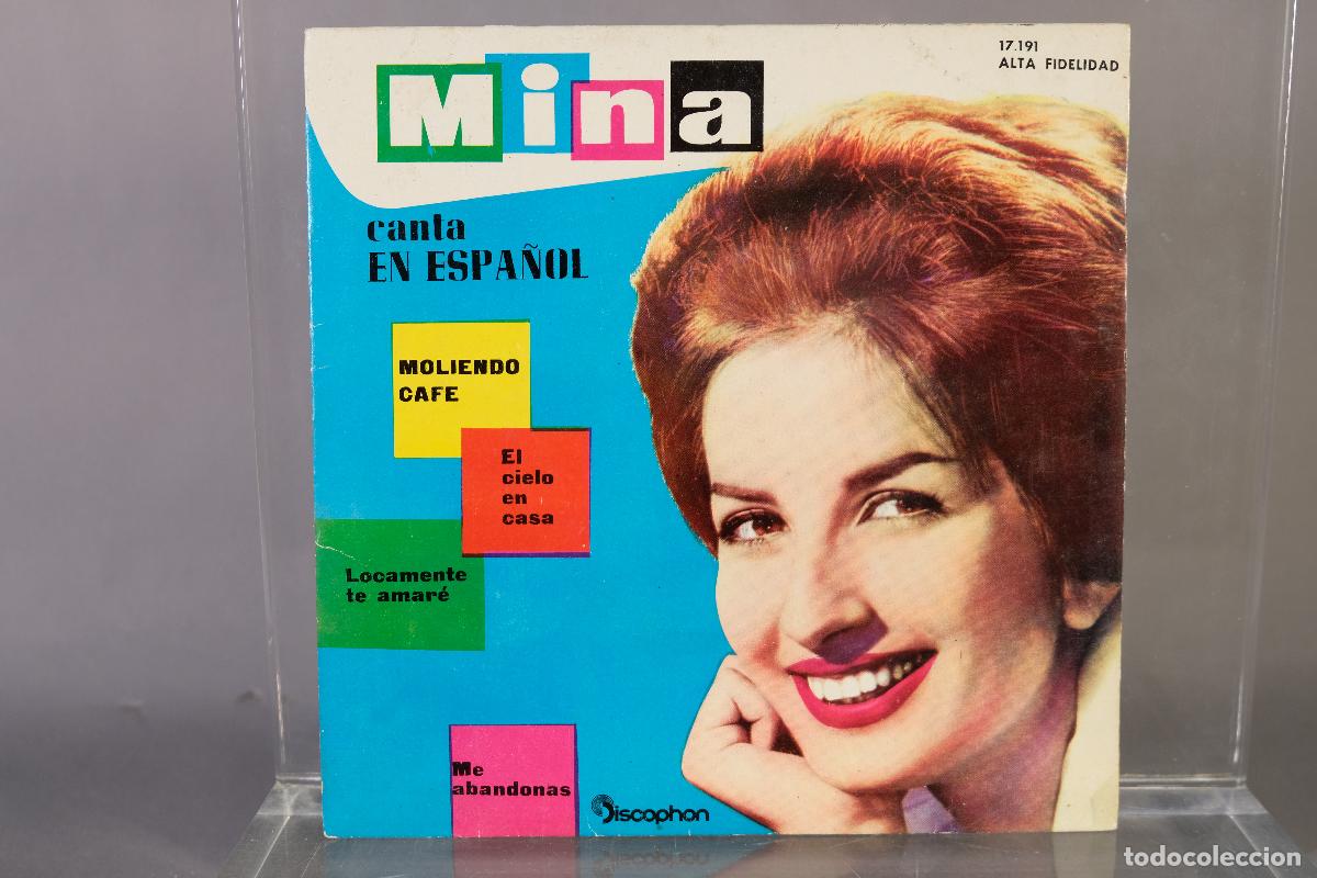Discos de vinilo: DISCO VINILO EP - MINA &ndash; MINA CANTA EN ESPA&Ntilde;OL - Foto 1