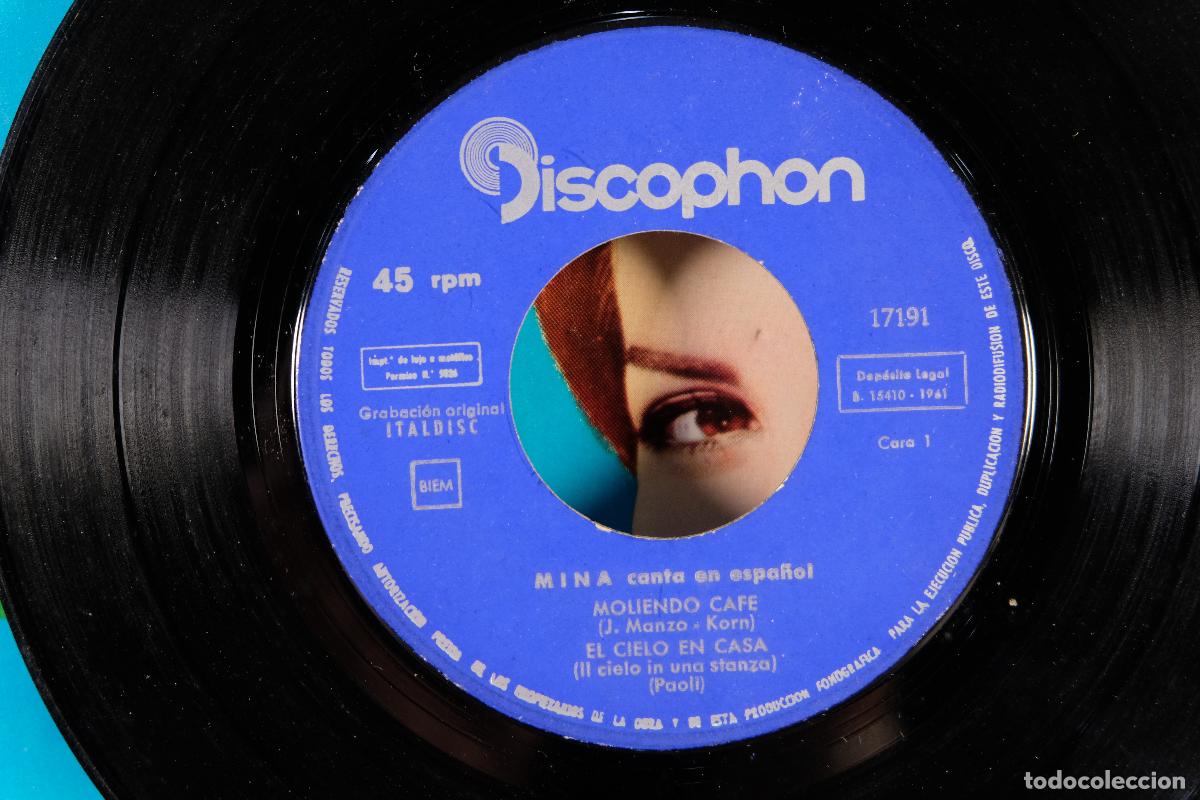 Discos de vinilo: DISCO VINILO EP - MINA &ndash; MINA CANTA EN ESPA&Ntilde;OL - Foto 5
