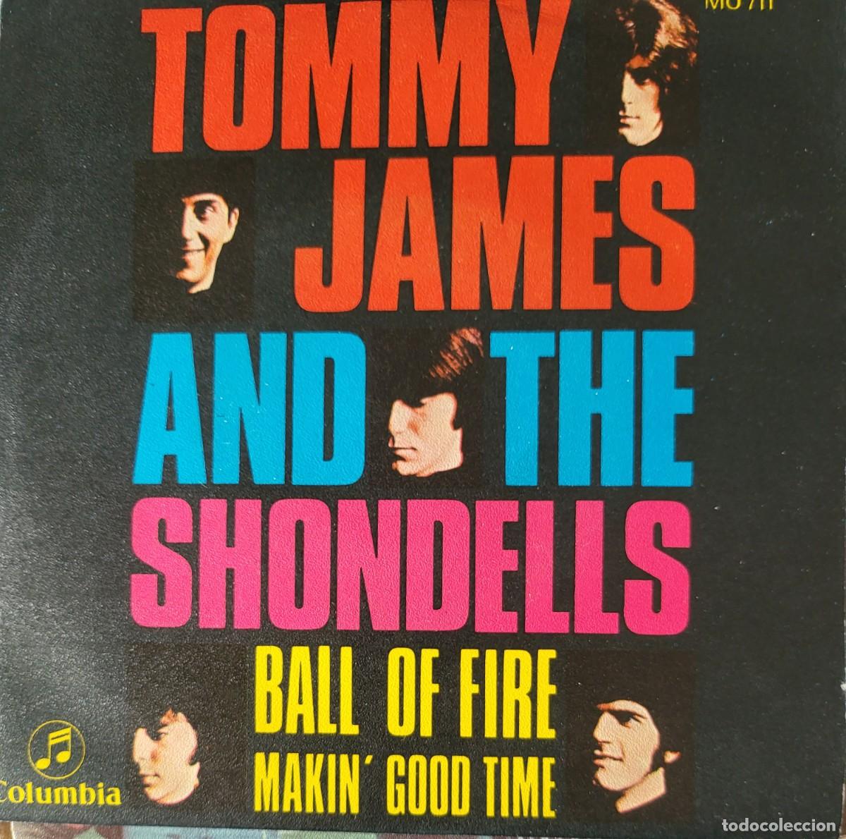 Discos de vinilo: Tommy James and the Sondells single sello Columbia editado en Espa&ntilde;a a&ntilde;o 1969...