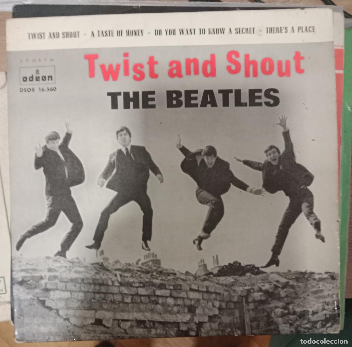 Discos de vinilo: The Beatles - Twist And Shout (7&rdquo;, EP) Espa&ntilde;a 1963