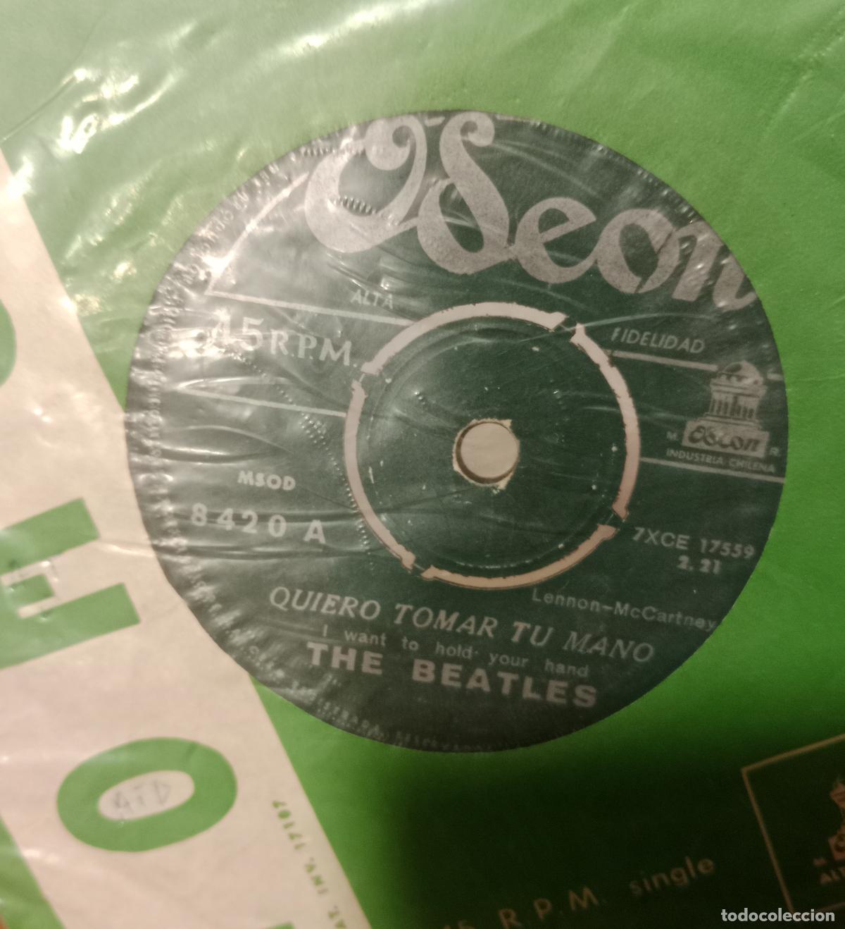 Discos de vinilo: Los Beatles* = The Beatles - Quiero Tomar Tu Mano = I Want To Hold Your Hand (7&rdquo;, Single)