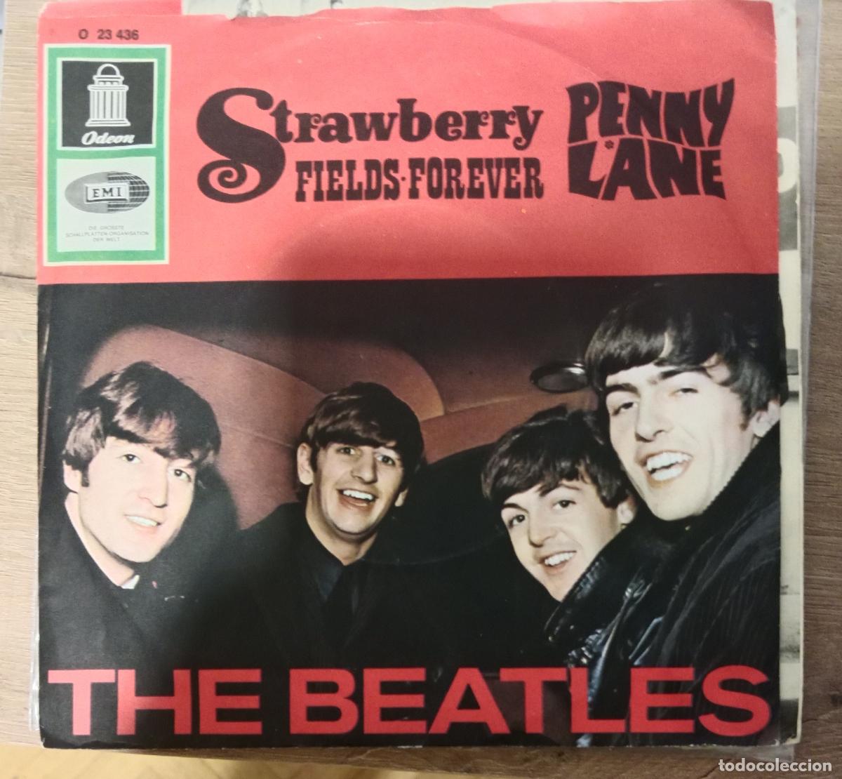 Discos de vinilo: The Beatles -Strawberry fields forever Single