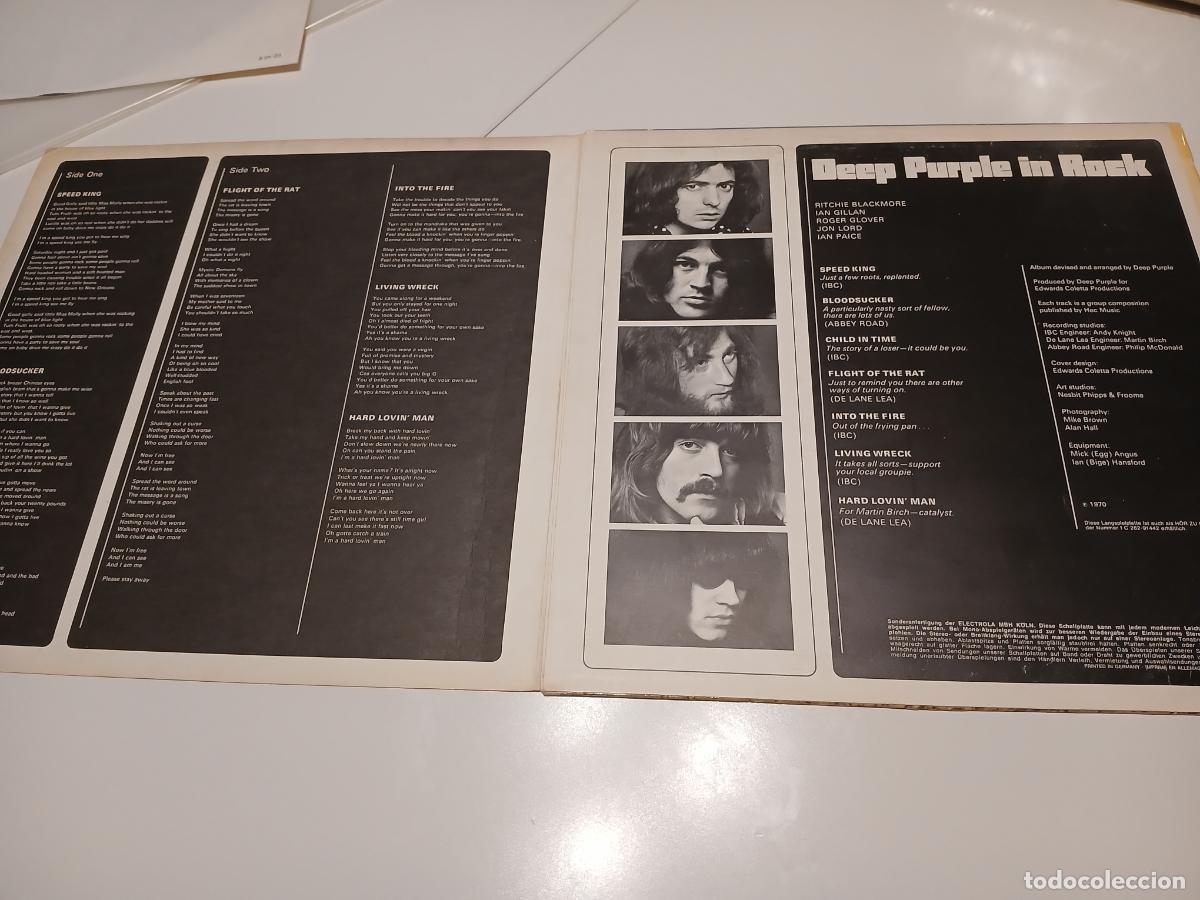 Discos de vinilo: Deep Purple &lrm;&ndash; In Rock- LP disco vinilo - Foto 8