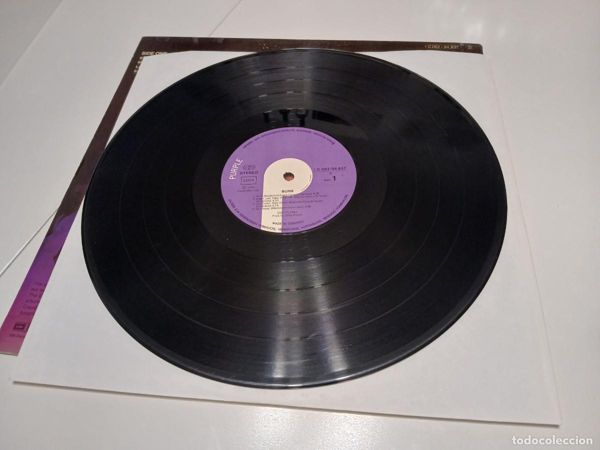 Discos de vinilo: Deep Purple &ndash; Burn- (1974) LP disco vinilo - Foto 4