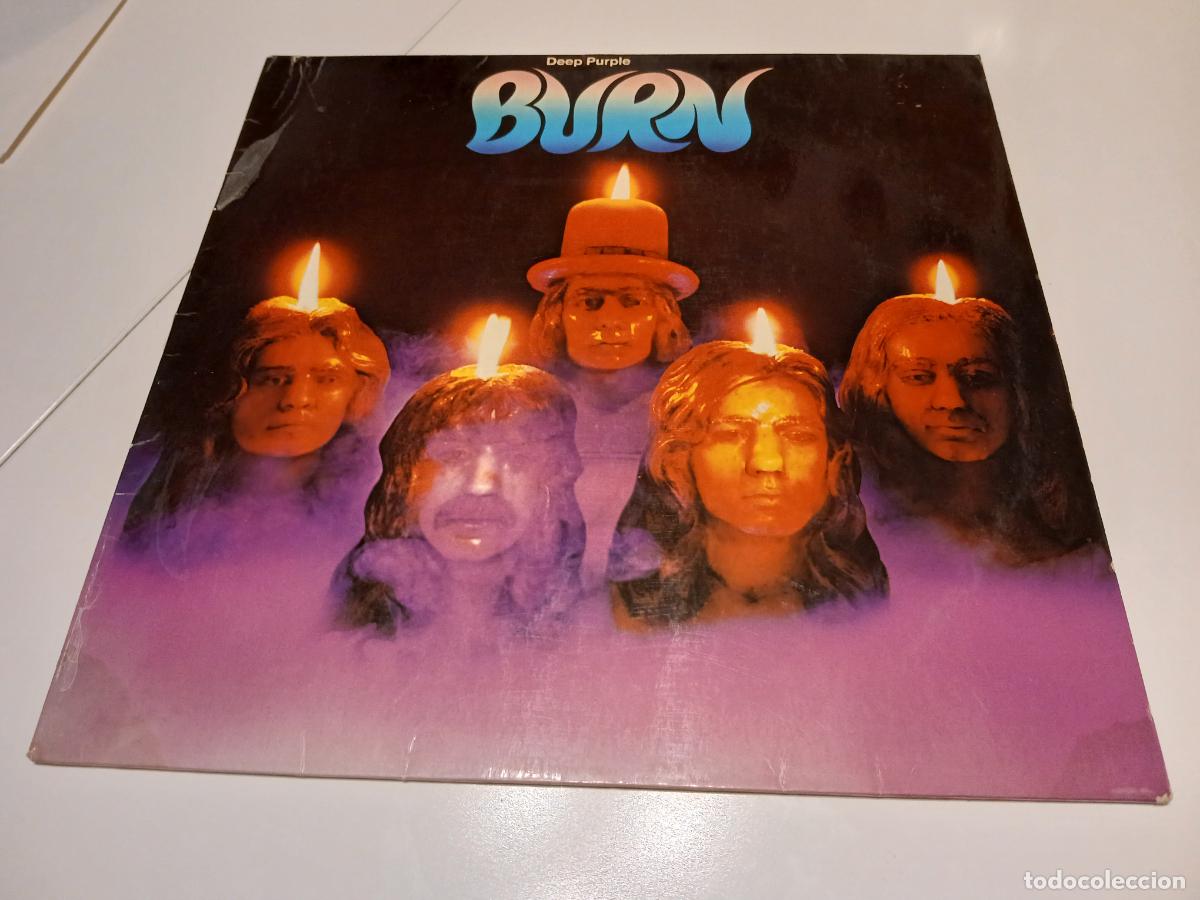 Discos de vinilo: Deep Purple &ndash; Burn- (1974) LP disco vinilo