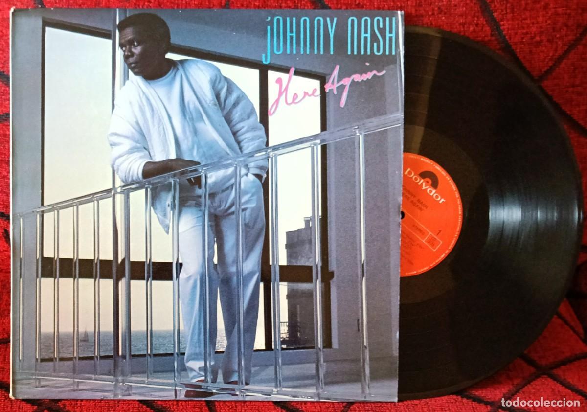 Discos de vinilo: JOHNNY NASH ** Here Again ** VINILO LP 1986 - Foto 1
