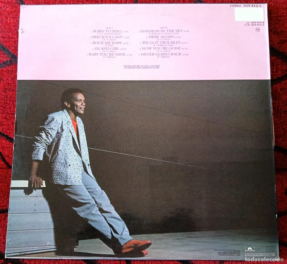 Discos de vinilo: JOHNNY NASH ** Here Again ** VINILO LP 1986 - Foto 2