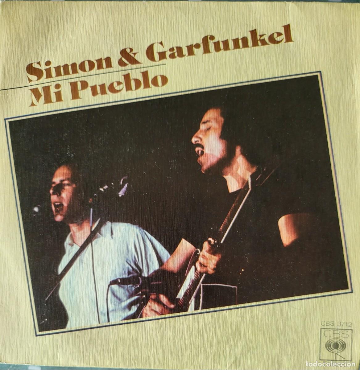 Discos de vinilo: Simon & Garfunkel single sello CBS editado en Espa&ntilde;a a&ntilde;o 1975...