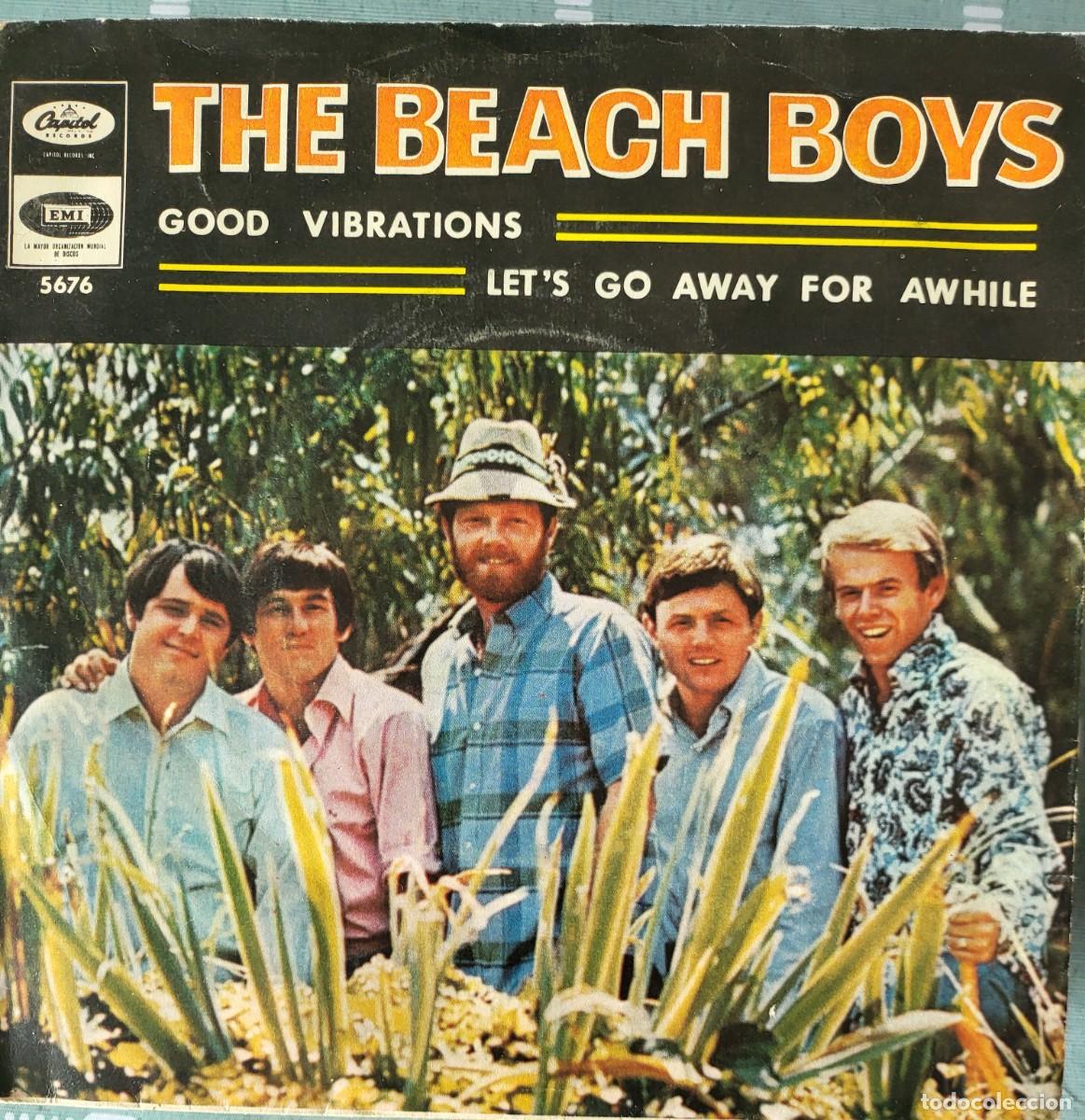 Discos de vinilo: The Beach Boys single sello Emi-Capitol editado en Espa&ntilde;a a&ntilde;o 1966...