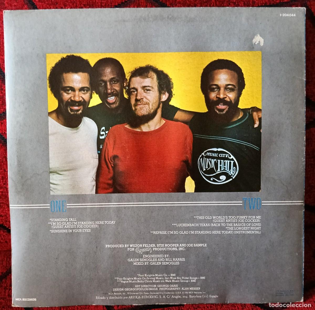 Discos de vinilo: CRUSADERS ** Standing Tall ** VINILO LP 1981 - Foto 2