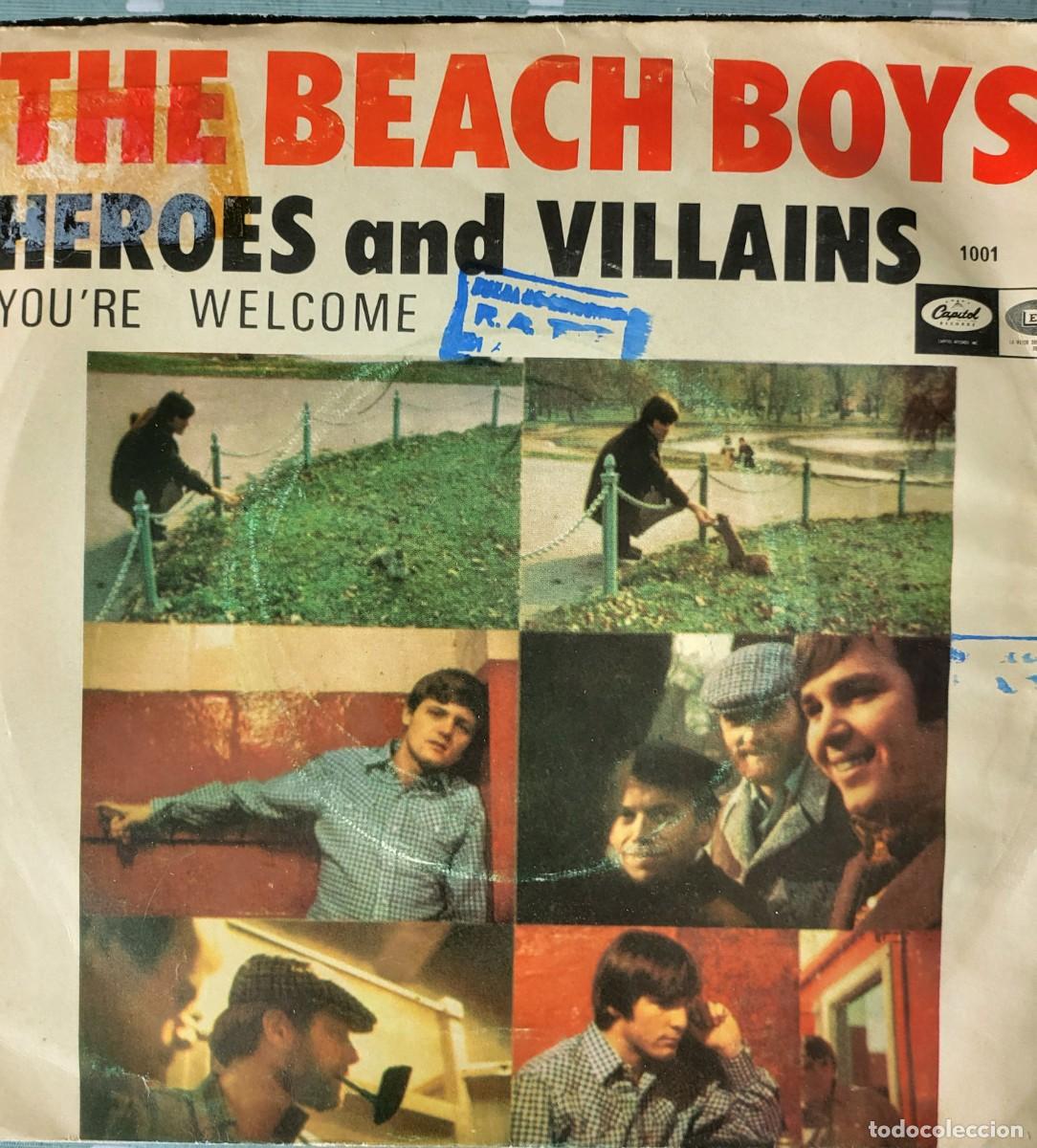 Discos de vinilo: The Beach Boys single sello Emi-Capitol editado en Espa&ntilde;a a&ntilde;o 1967...