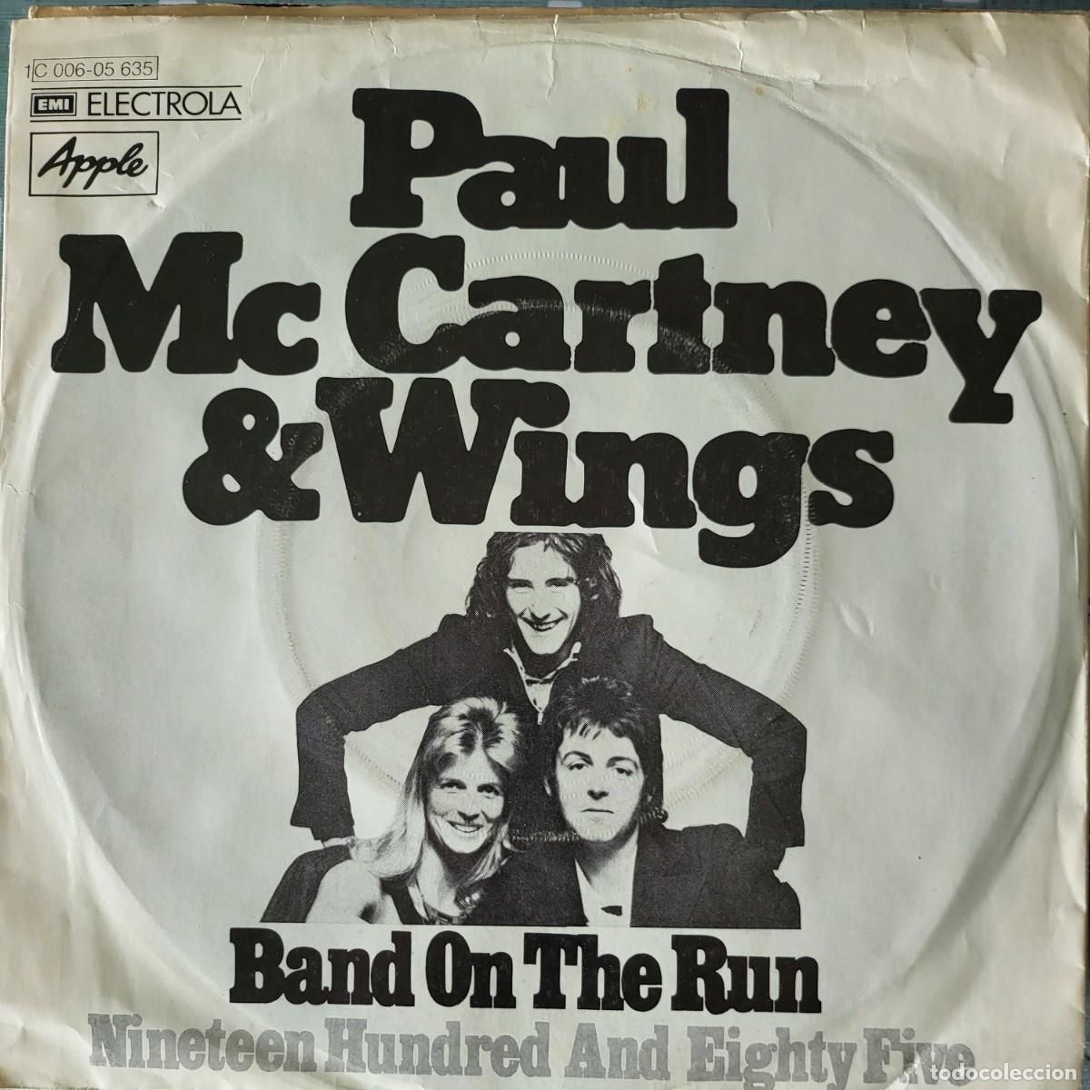Discos de vinilo: Paul McCartney & Wings single sello Apple editado en Alemania a&ntilde;o 1973...