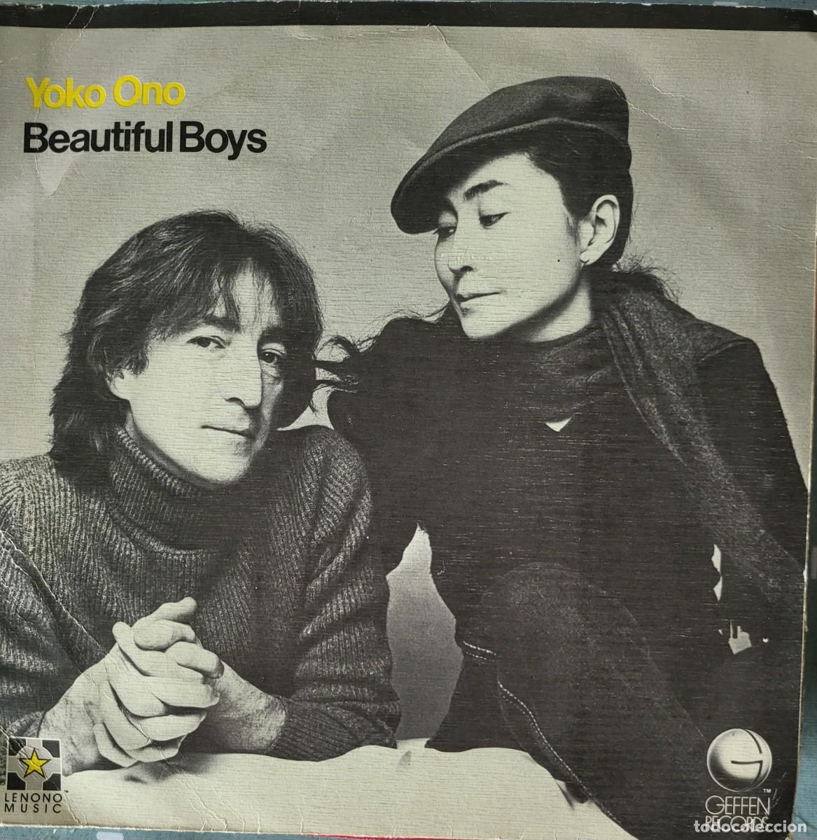 Discos de vinilo: John Lennon & Yoko Ono single sello Geffen records editado en Espa&ntilde;a a&ntilde;o 1981...