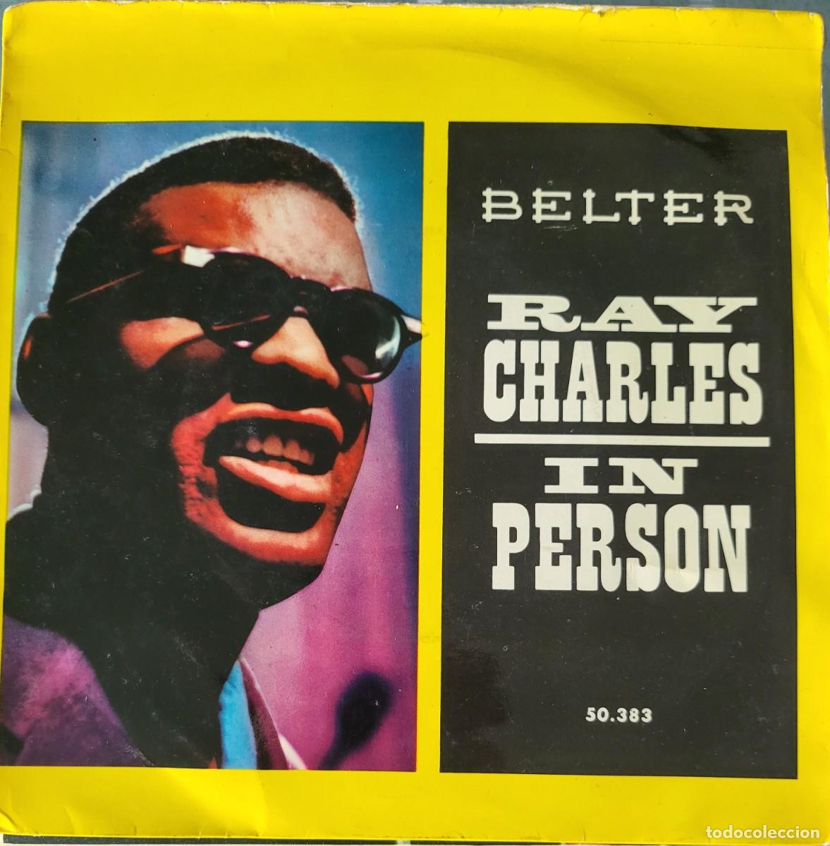 Discos de vinilo: Ray Charles in person sello Belter editado en Espa&ntilde;a a&ntilde;o 1960...