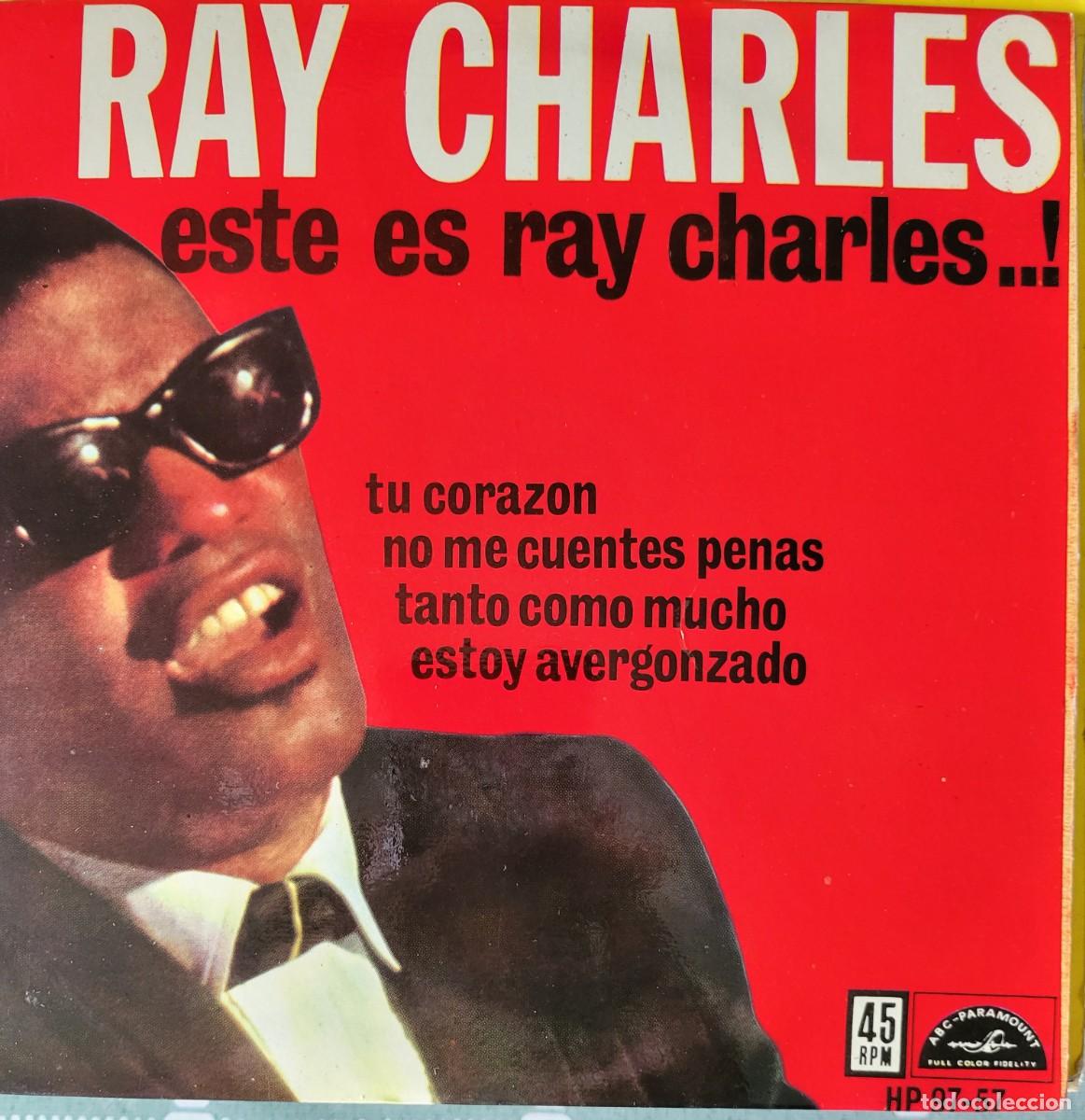 Discos de vinilo: Ray Charles Ep sello Hispavox editado en Espa&ntilde;a a&ntilde;o 1962...