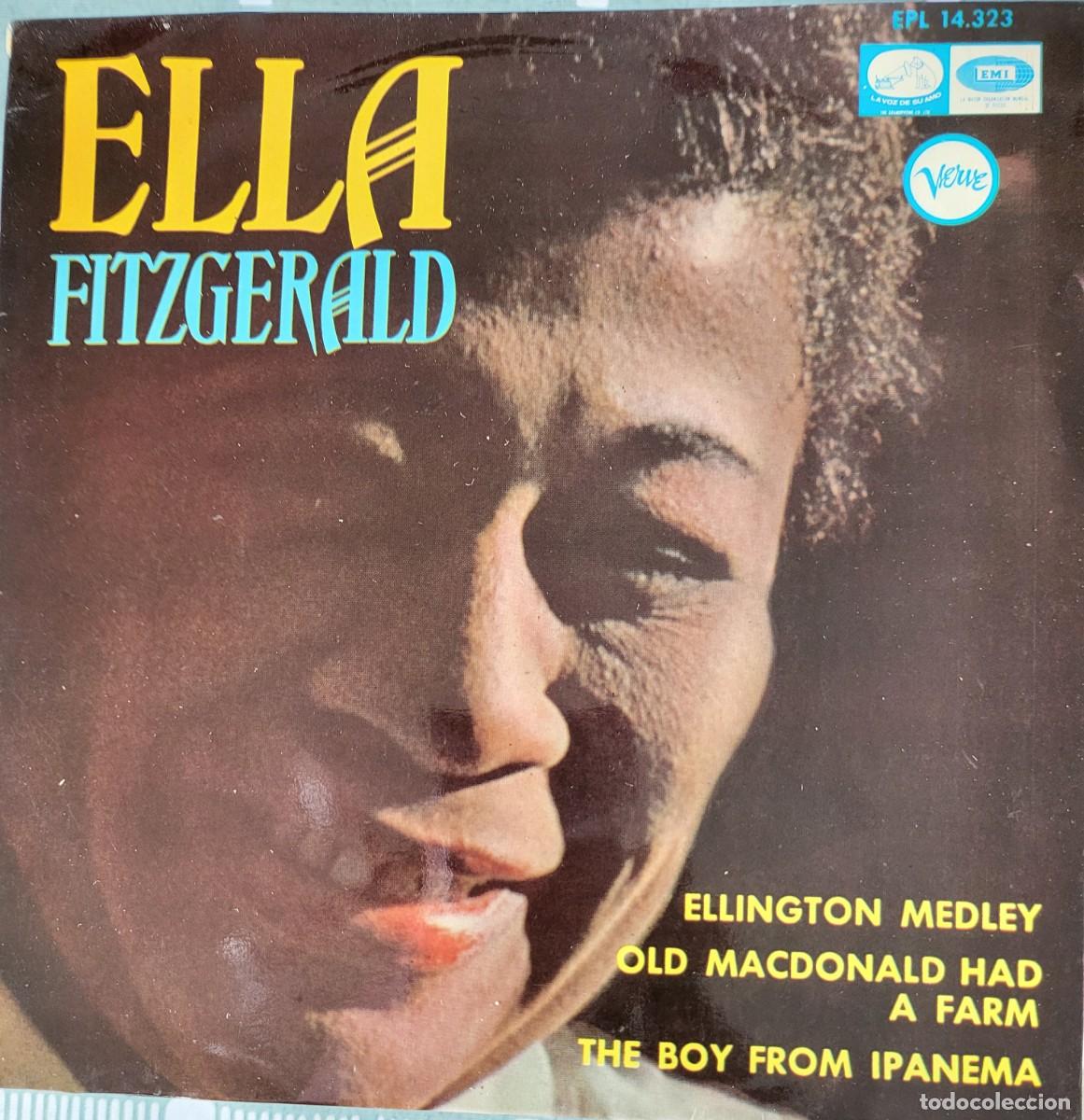 Discos de vinilo: Ella Fitzgerald Ep sello La voz de su amo editado en Espa&ntilde;a a&ntilde;o 1966...