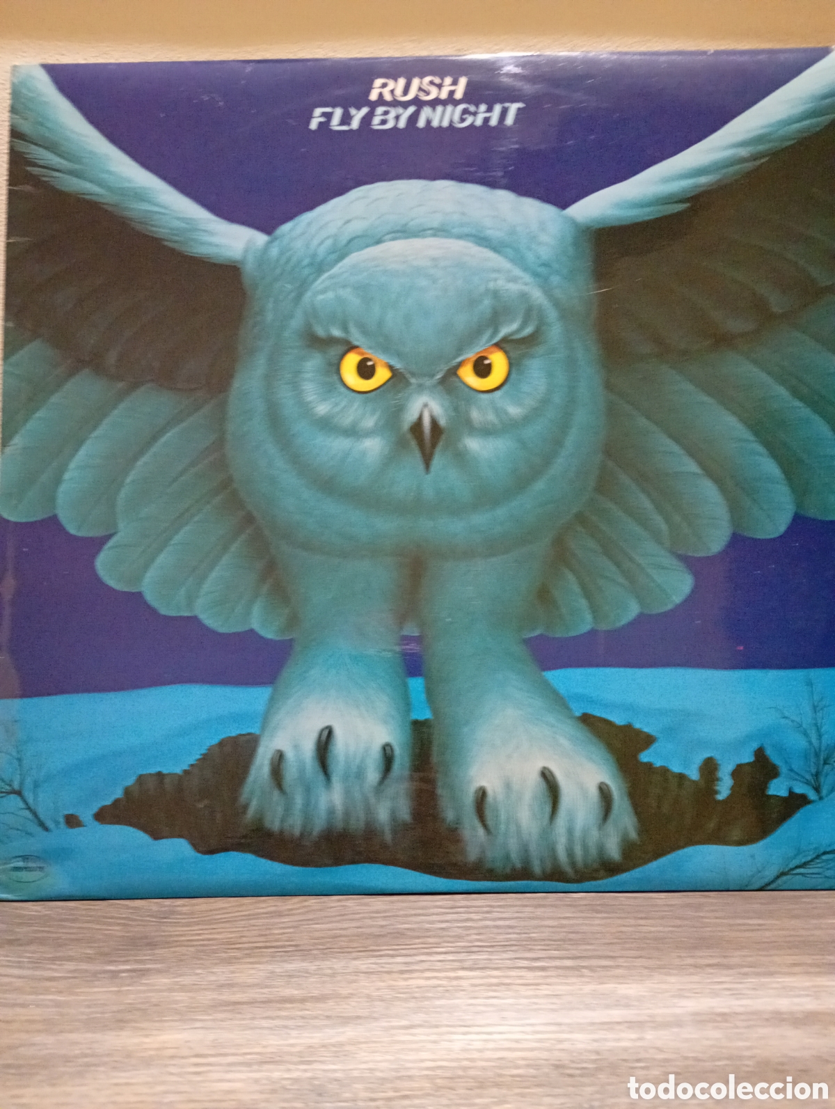 Discos de vinilo: Rush, Fly by night 1975 made in England.