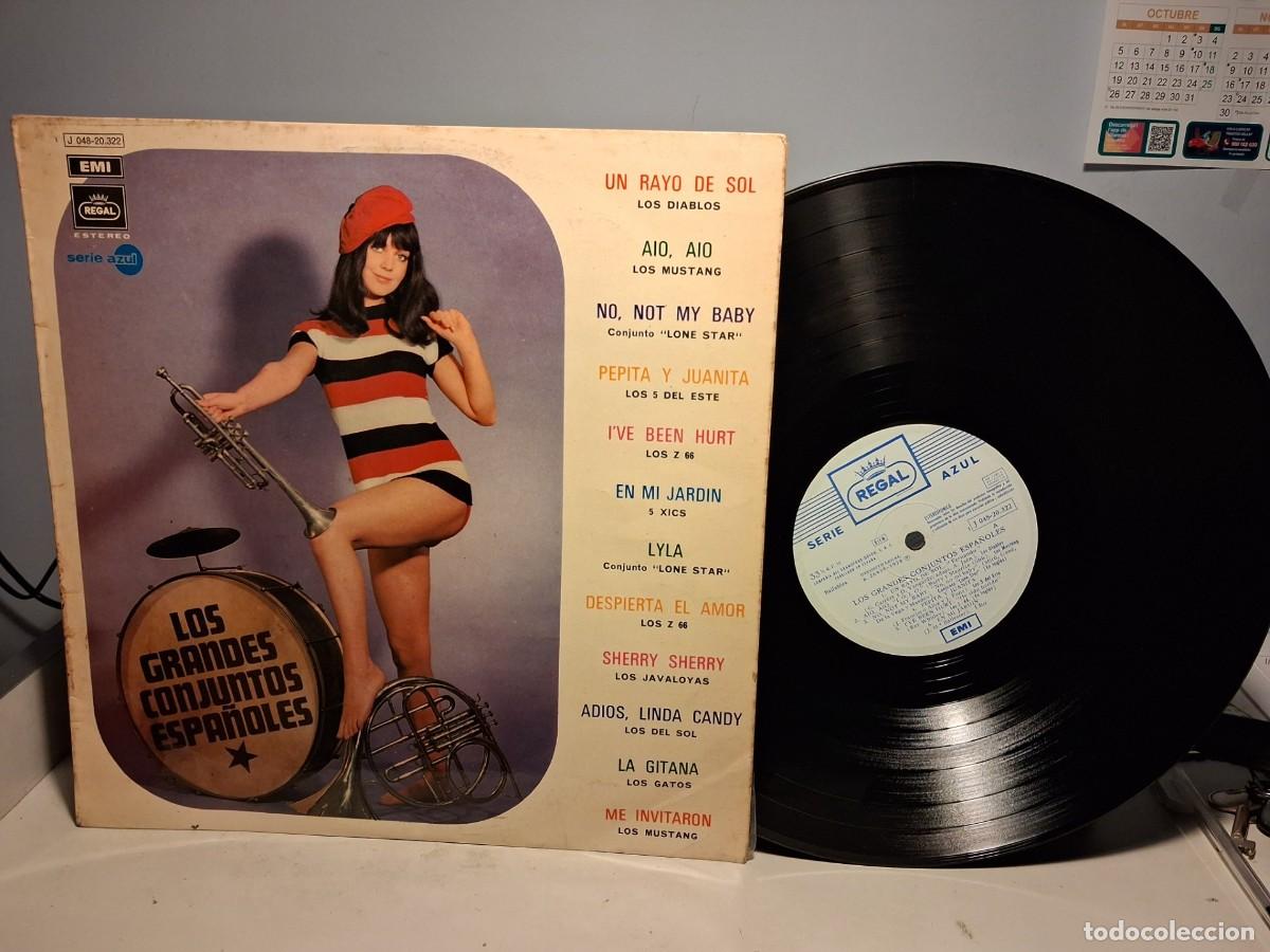 Discos de vinilo: LP LOS GRANDES CONJUNTOS ESPA&Ntilde;OLES (LONE STAR, Z 66, LOS MUSTANG, 5 XICS, LOS 5 DEL ESTE, ETC