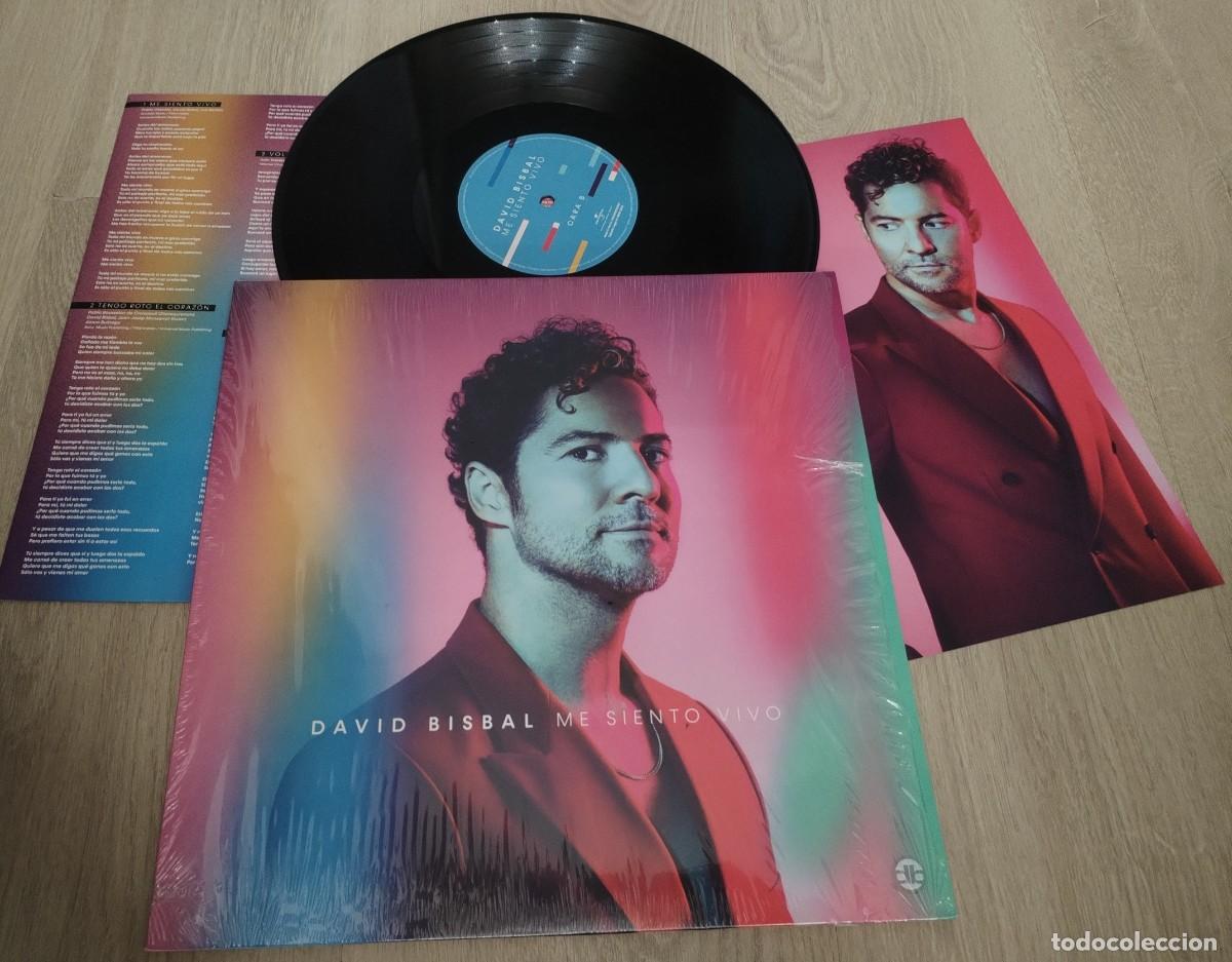 Discos de vinilo: DAVID BISBAL - ME SIENTO VIVO...LP DE VINILO - CON ENCARTE - 2023 - UNIVERSAL MUSIC - NUEVO