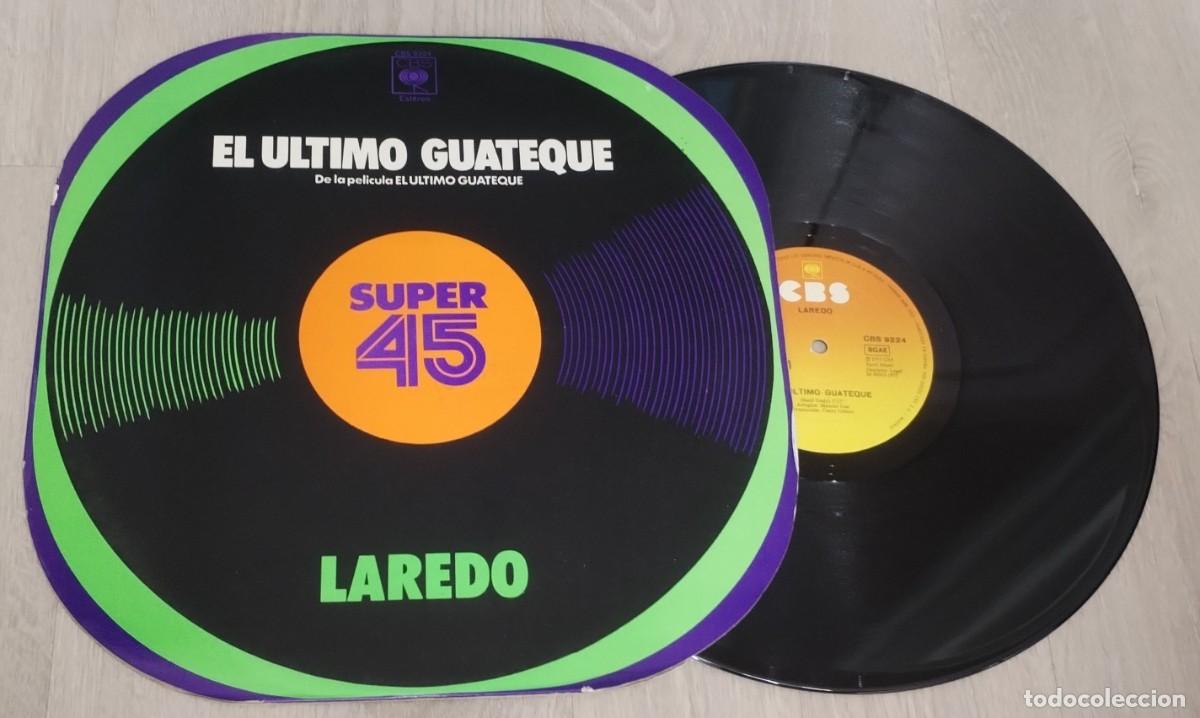 Discos de vinilo: LAREDO - EL ULTIMO GUATEQUE ..TEMA DE LA PELICULA ..EDICION EN MAXI ESPECIAL 1977 . MUY BUEN ESTADO