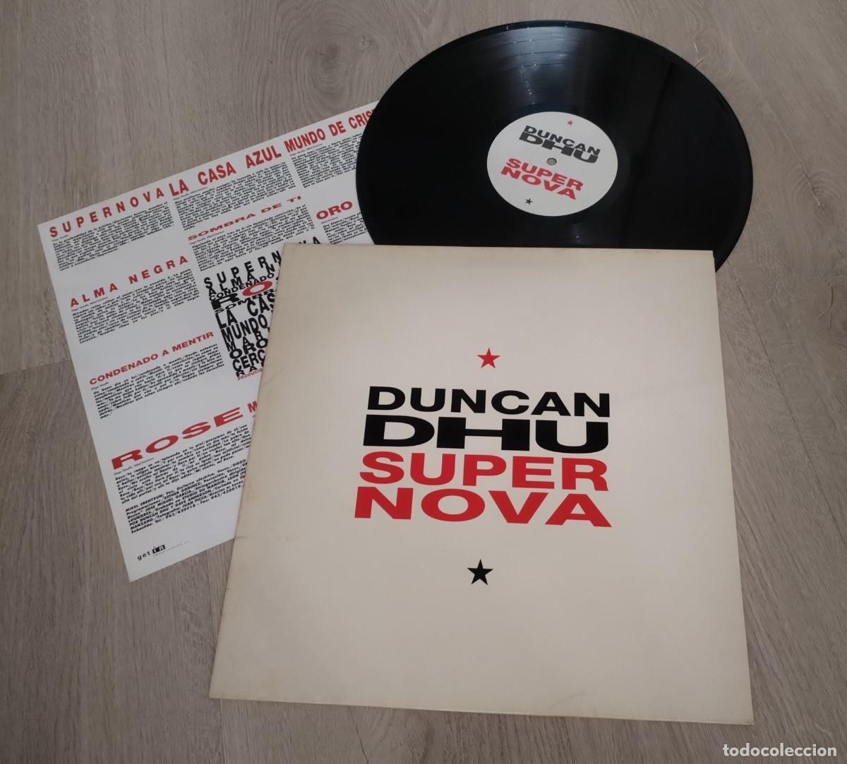 Discos de vinilo: DUNCAN DHU - SUPERNOVA ..LP DE GASA PRODUCCIONES DE 1991 CON LETRAS ..1&ordf; EDICION . BUEN ESTADO .